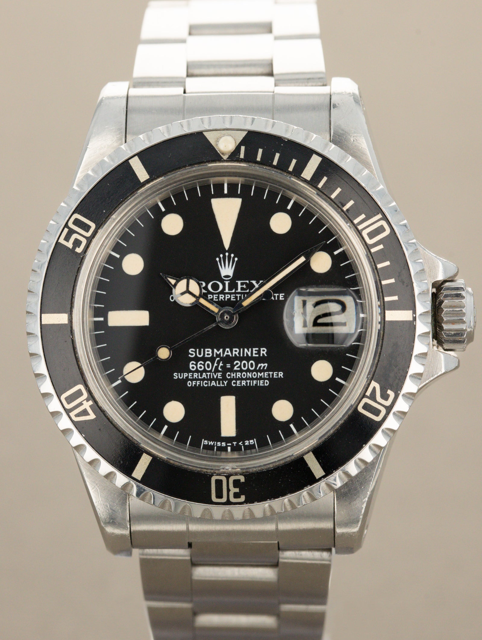 Rolex Submariner Date Ref. 1680 - 'MK1' Dial Unpolished