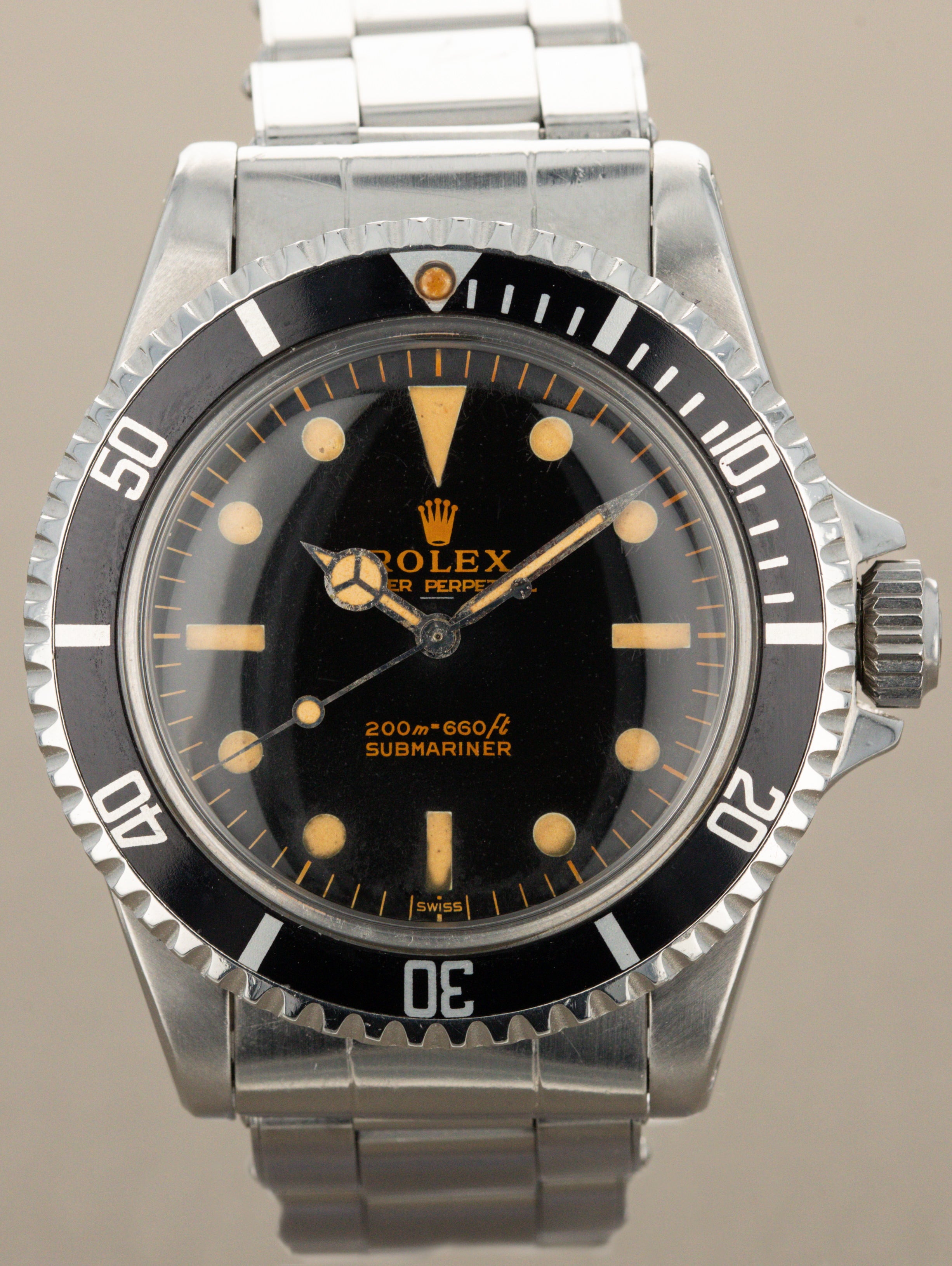 Rolex Submariner Ref. 5513 'PCG' - 'Gilt Underline Pumpkin' Dial W/ Box & Papers
