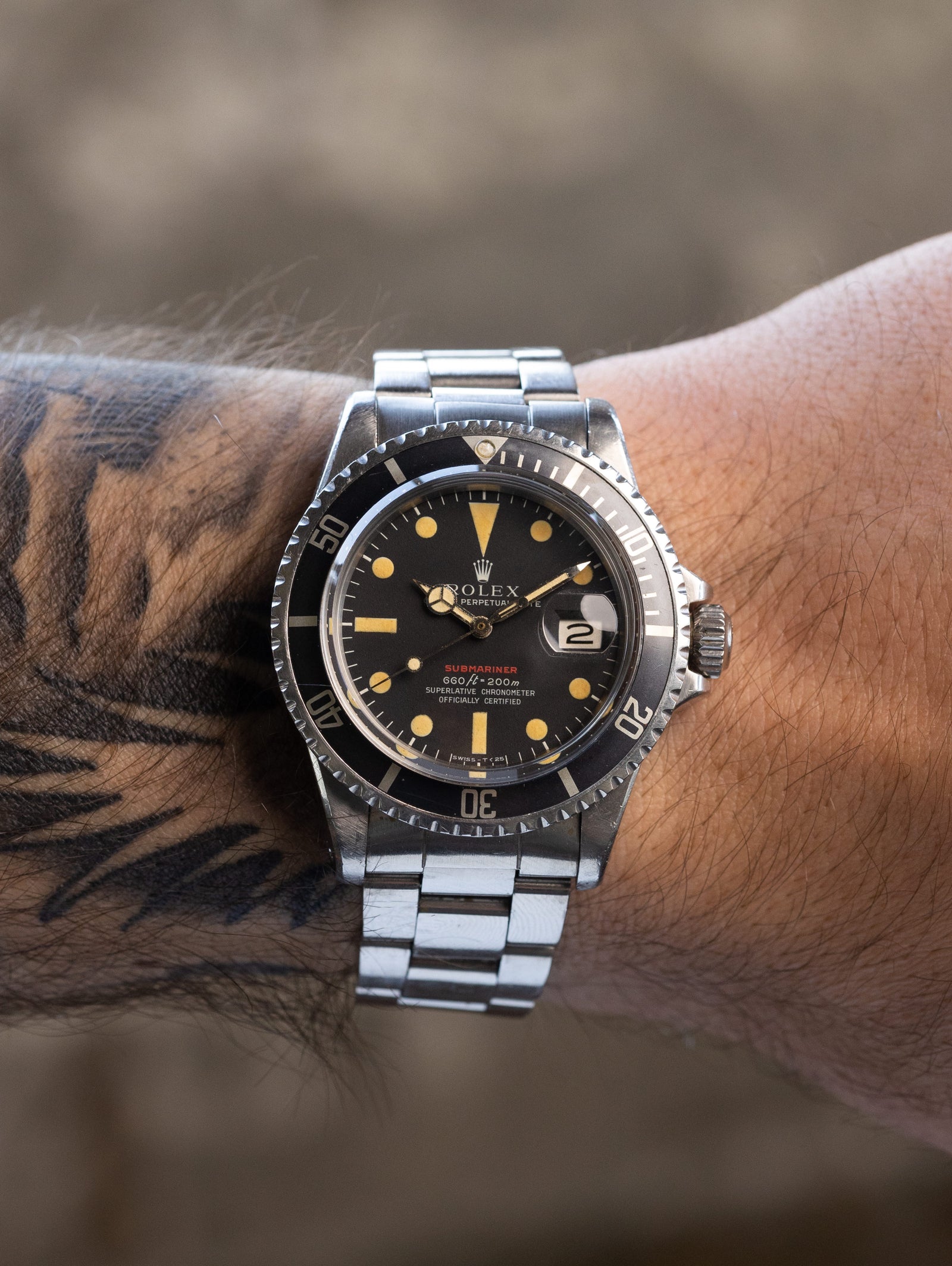 Rolex Submariner Date Ref. 1680 - MK4 'Red Sub' - Box & Papers