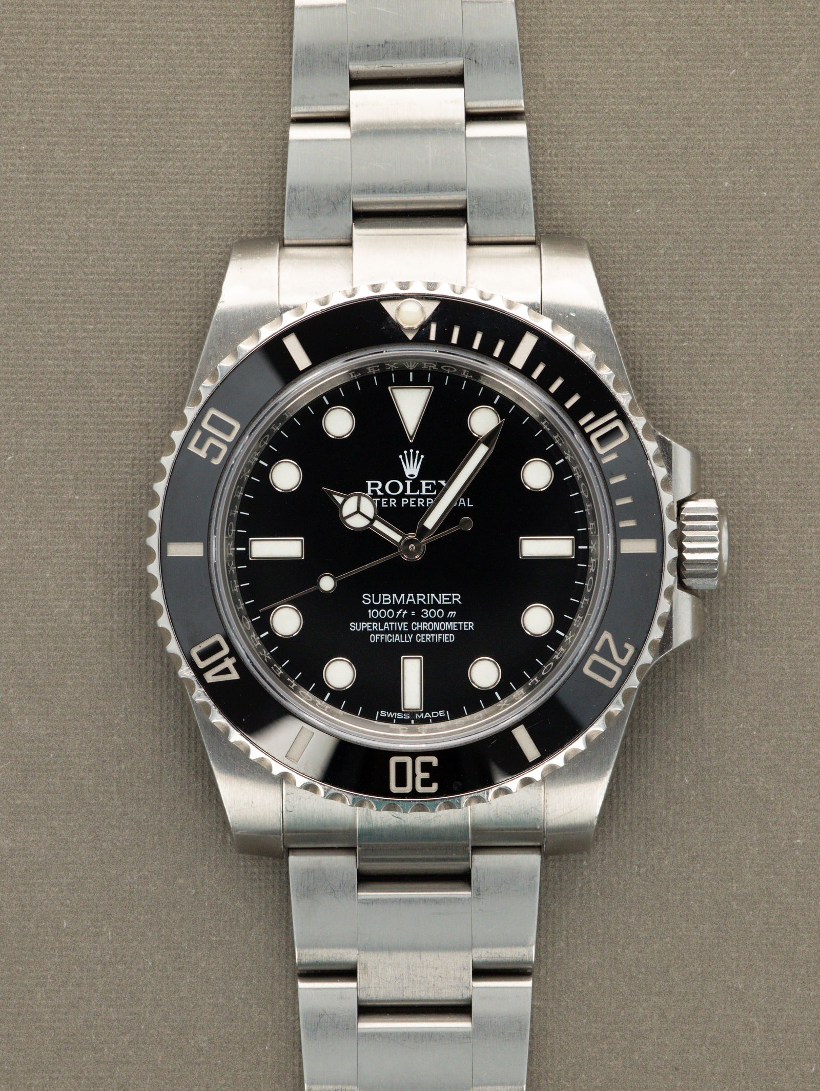 Rolex Submariner Ref. 114060 - 'No Date' Unpolished Full Set