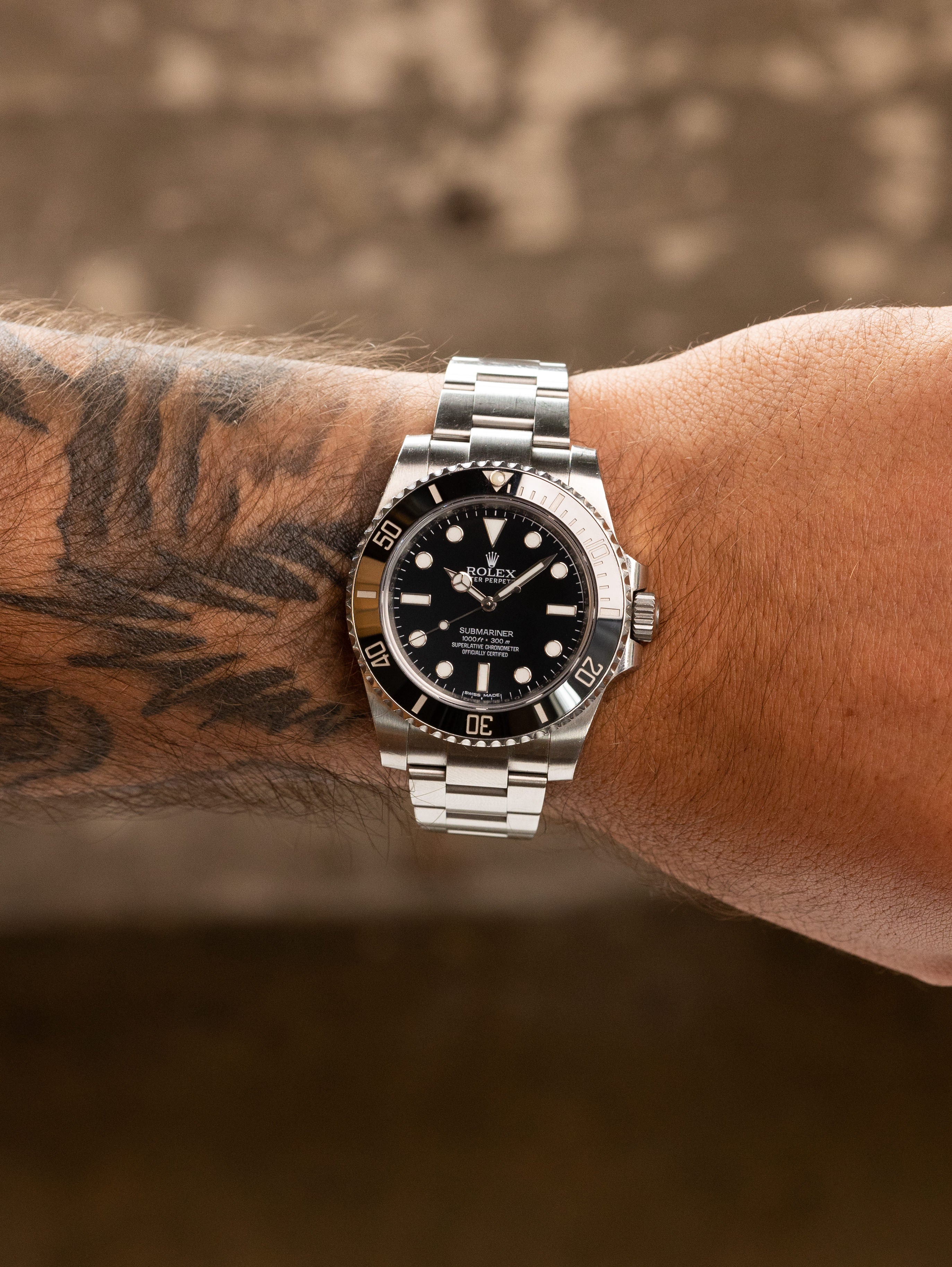 Rolex Submariner Ref. 114060 - 'No Date' Unpolished Full Set