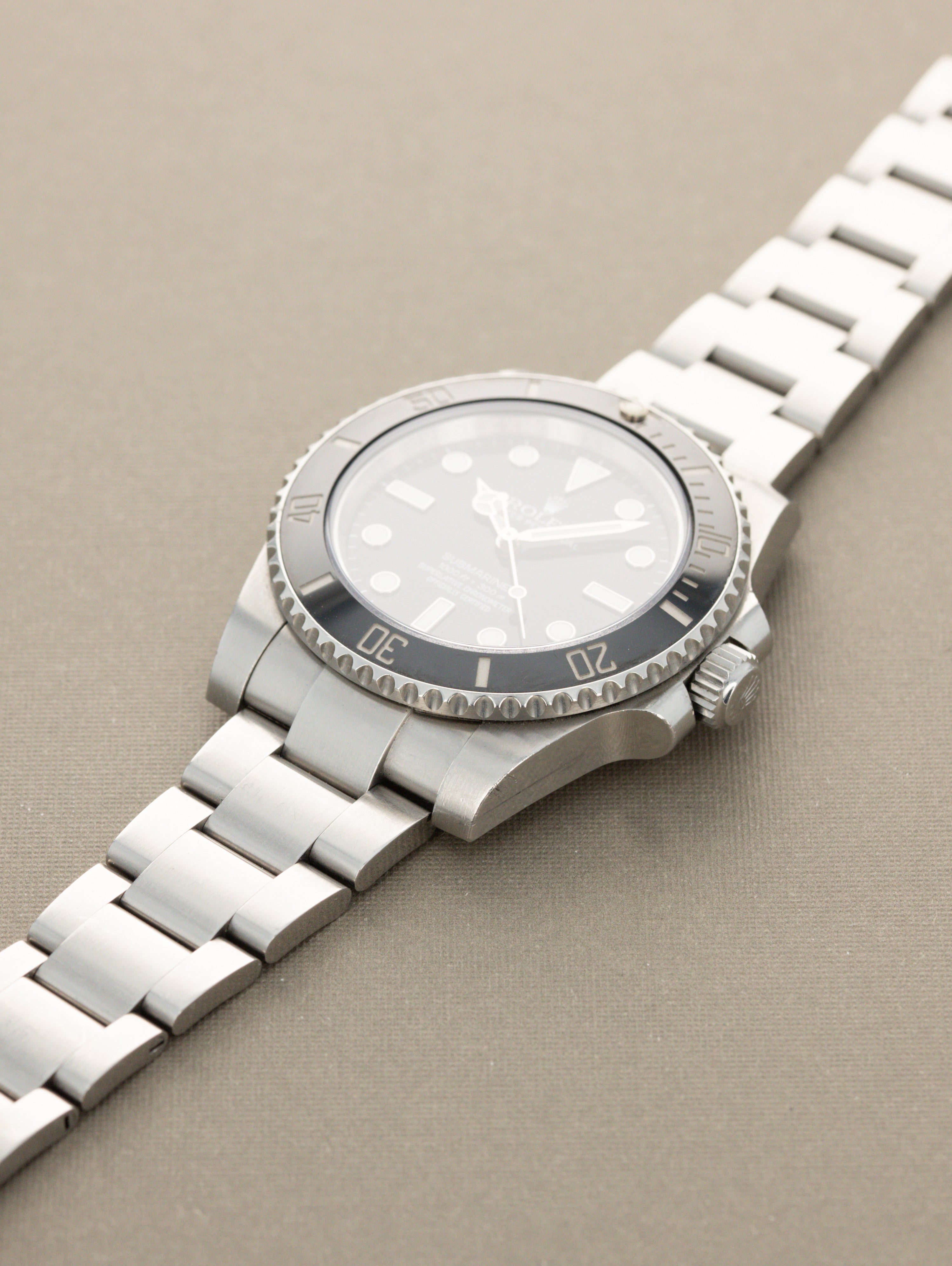 Rolex Submariner Ref. 114060 - 'No Date' Unpolished Full Set