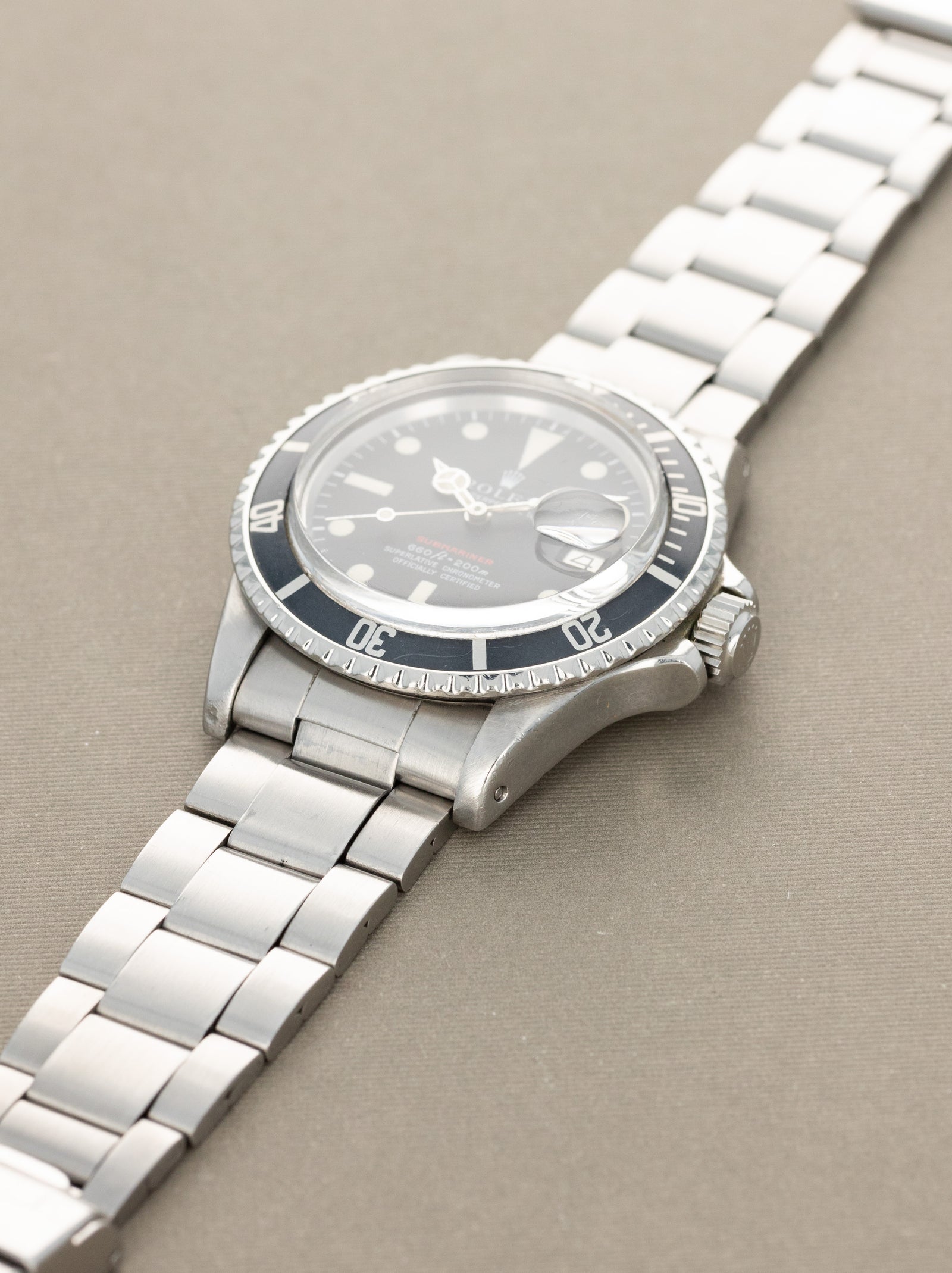 Rolex Submariner Date Ref. 1680 - 'Red Sub' MK4 Dial Box & Papers