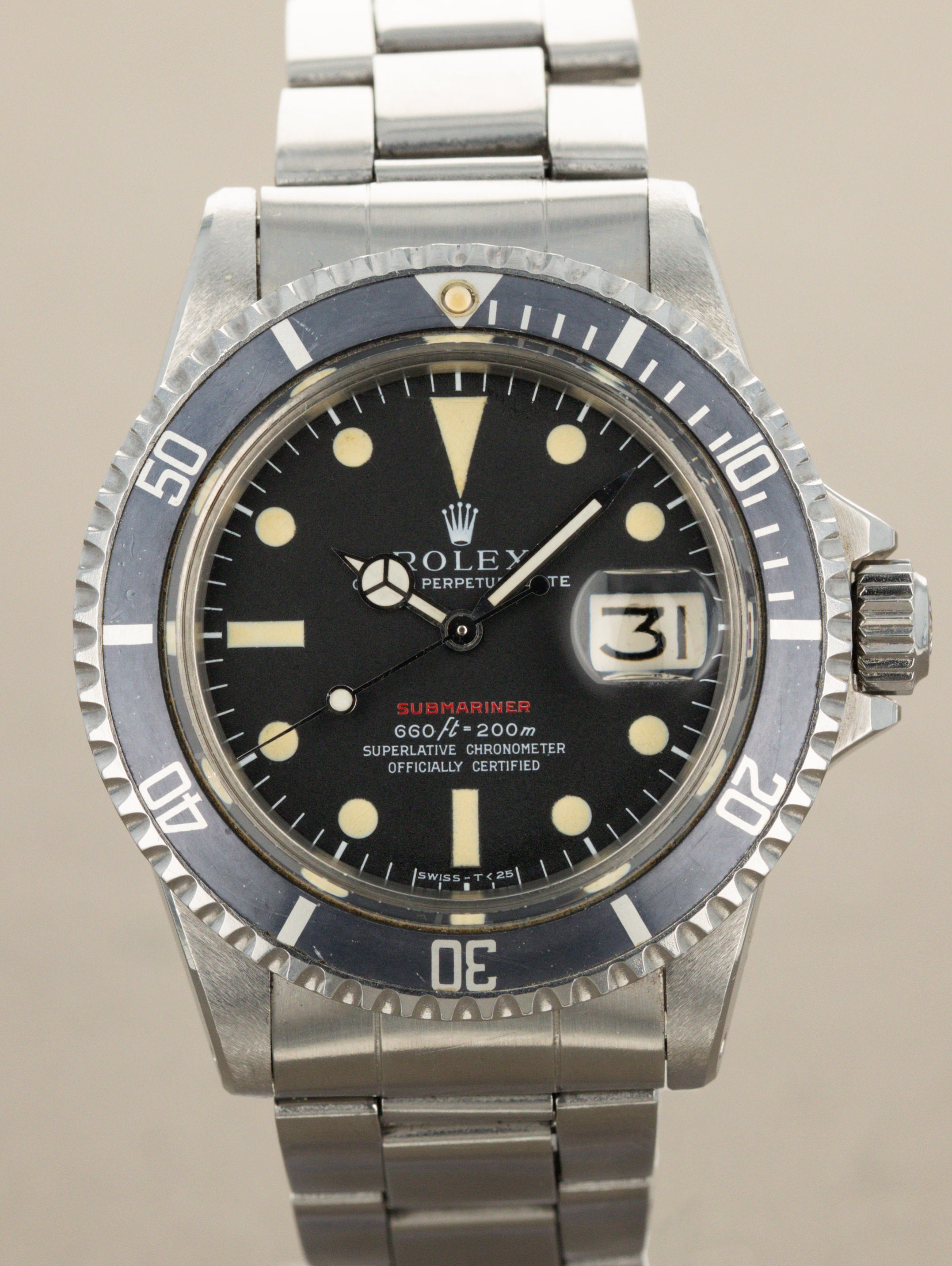 Rolex Submariner Date Ref. 1680 - 'Red Sub' w/ Caseback Sticker