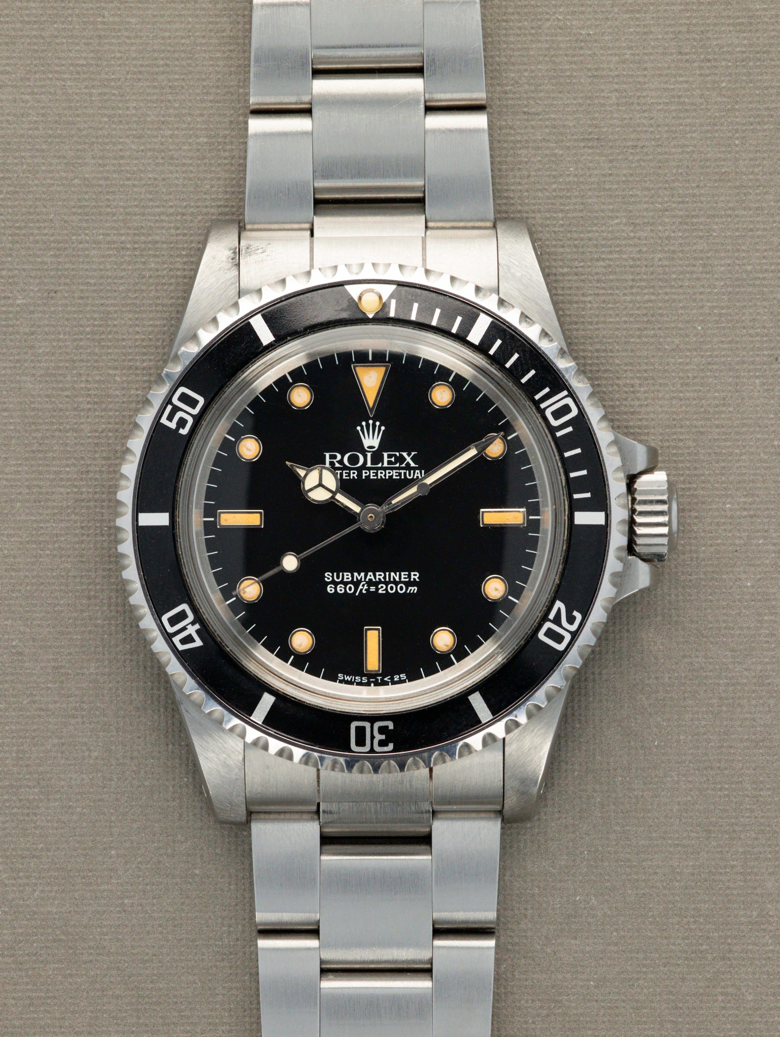 Rolex Submariner Ref. 5513 Pumpkin Unpolished w/ Papers