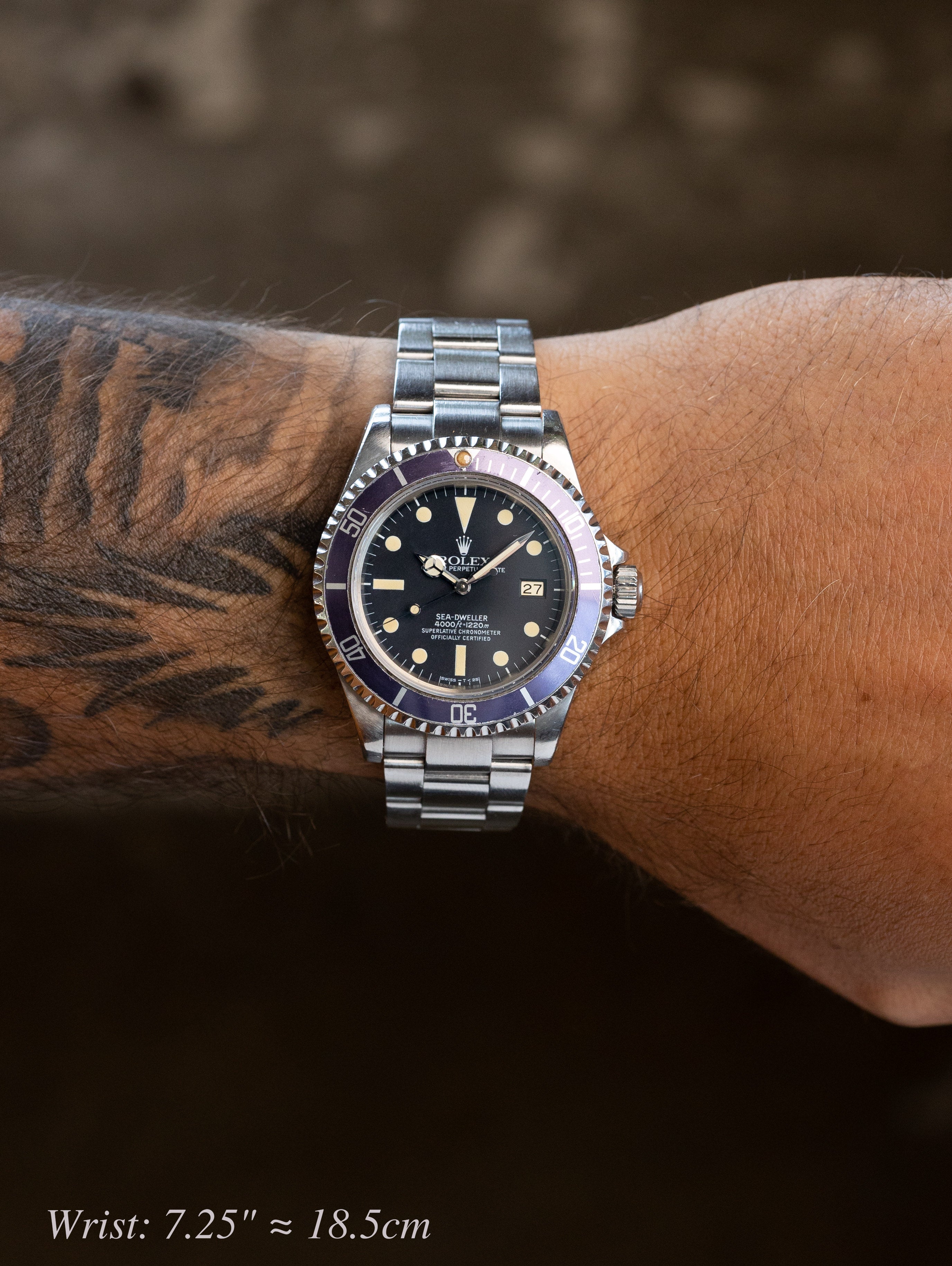 Rolex Sea-Dweller Ref. 16660 - 'Triple 6' Matte Black Transitional Unpolished