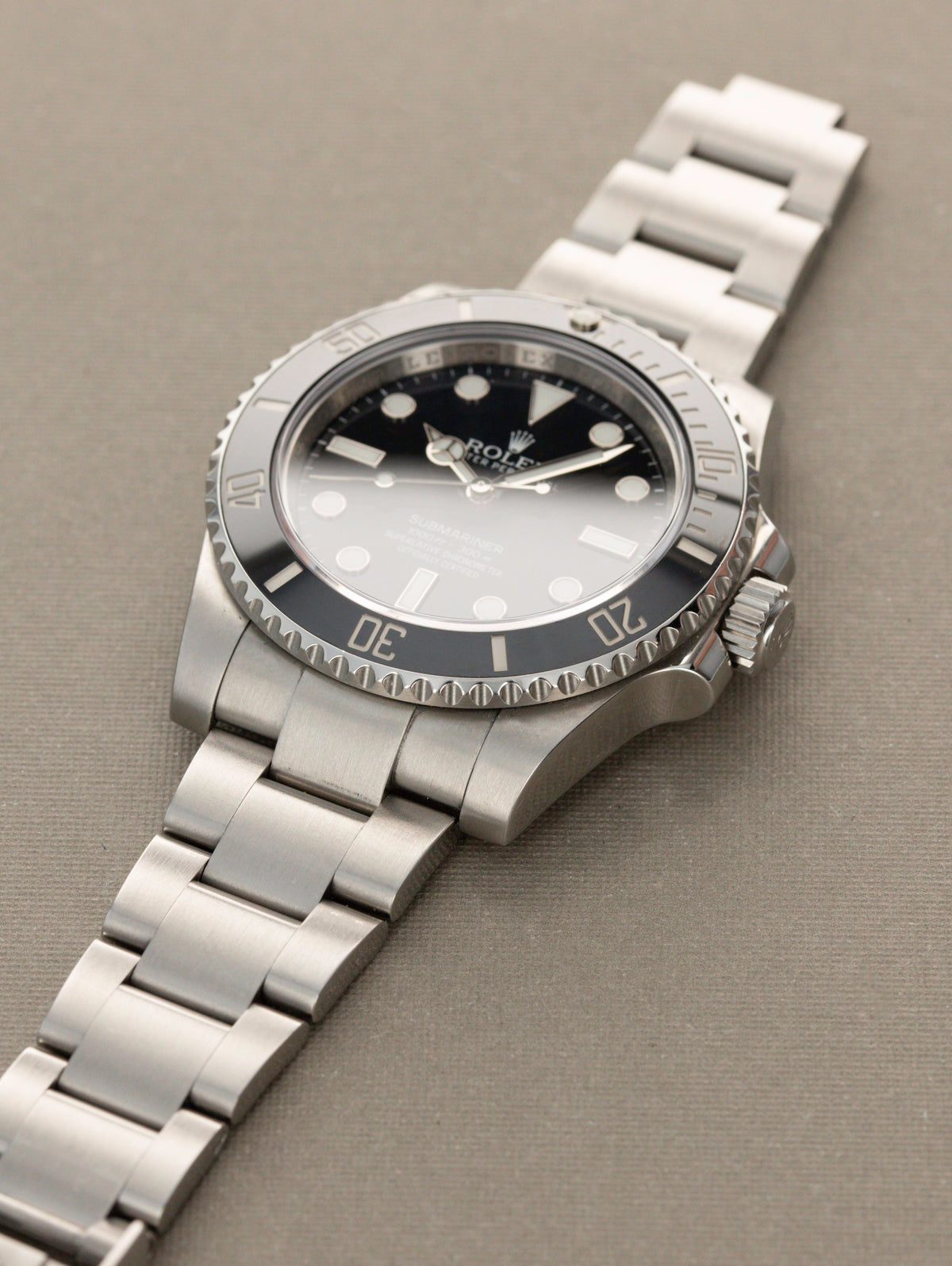 Rolex Submariner Ref. 114060 - 'No-Date' Ceramic Sub w/ box and papers