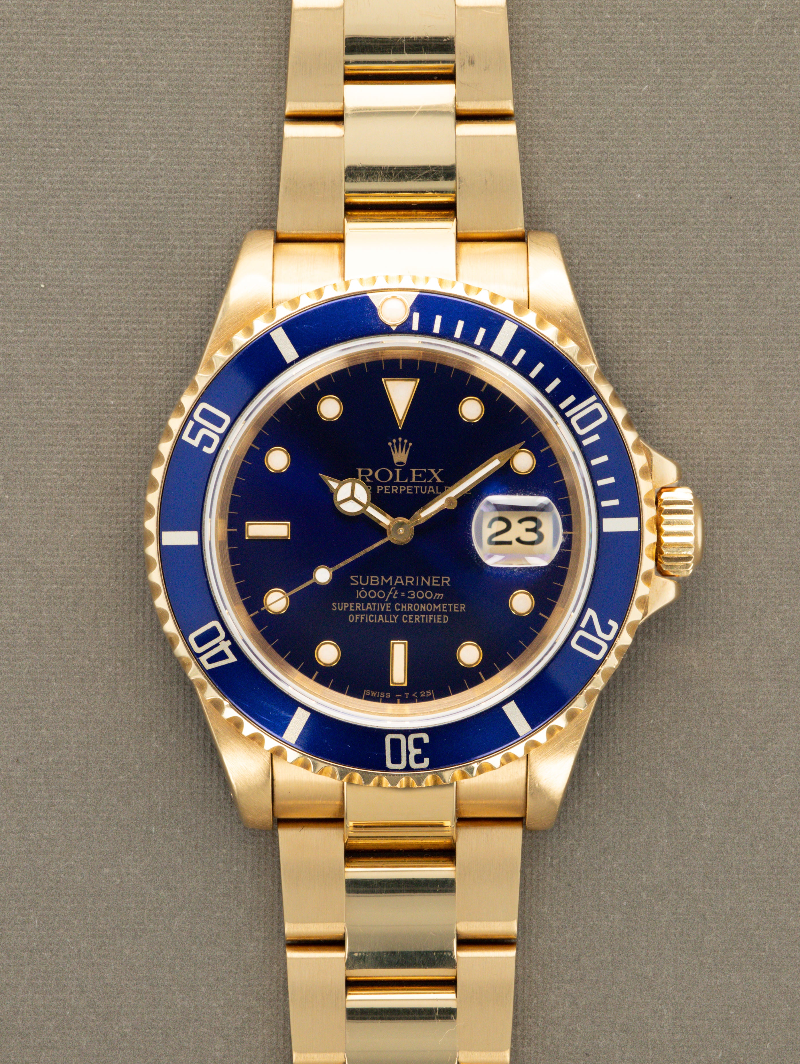 Rolex Submariner Date Ref. 16618 - 'Bluesy' Sunburst Blue Tritium Dial