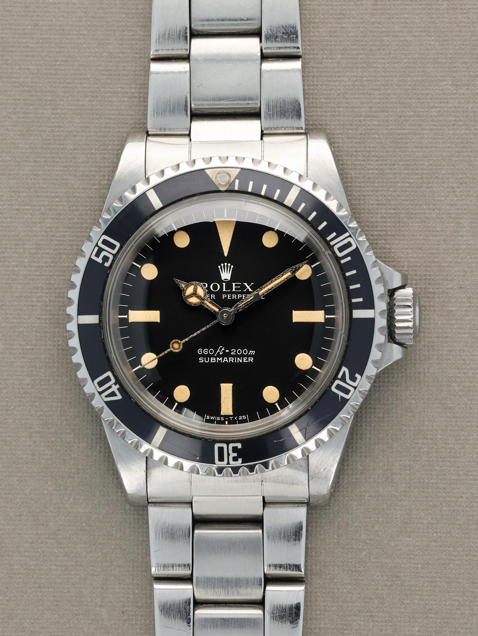 Rolex Submariner Ref. 5513 Serif Dial Unpolished