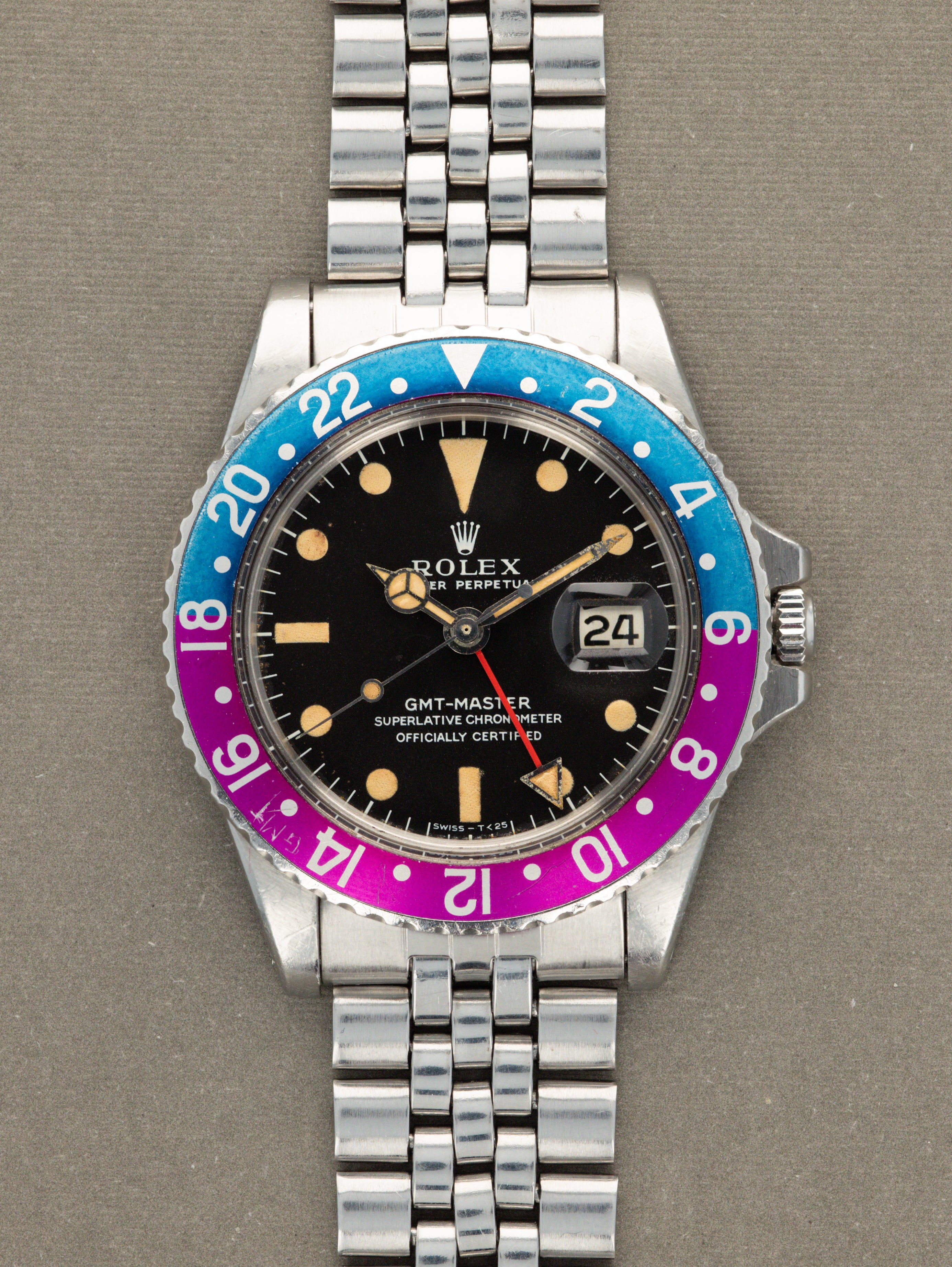 Rolex GMT-Master Ref. 1675 - 'Fuchsia' MK1 Unpolished