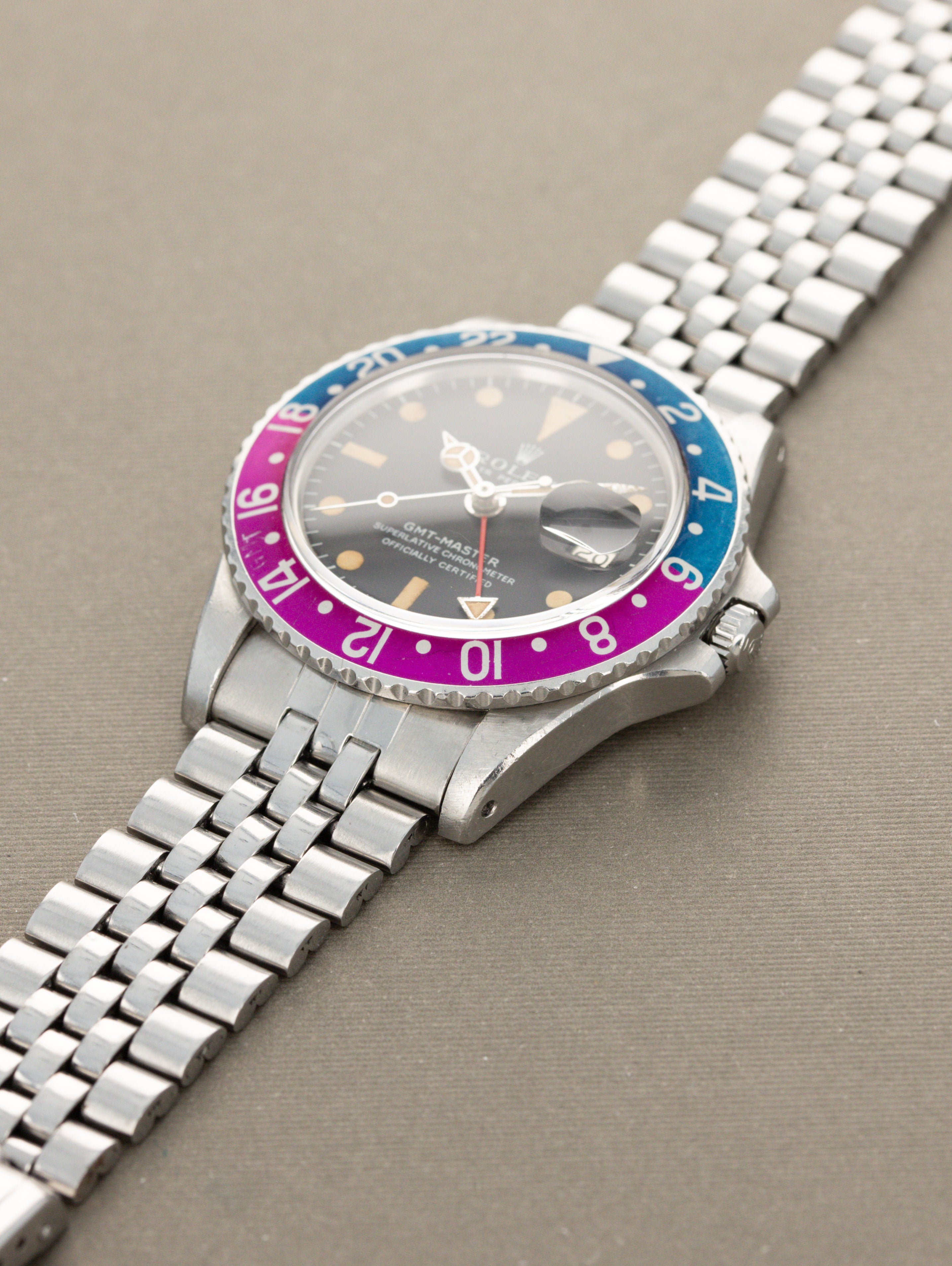 Rolex GMT-Master Ref. 1675 - 'Fuchsia' MK1 Unpolished