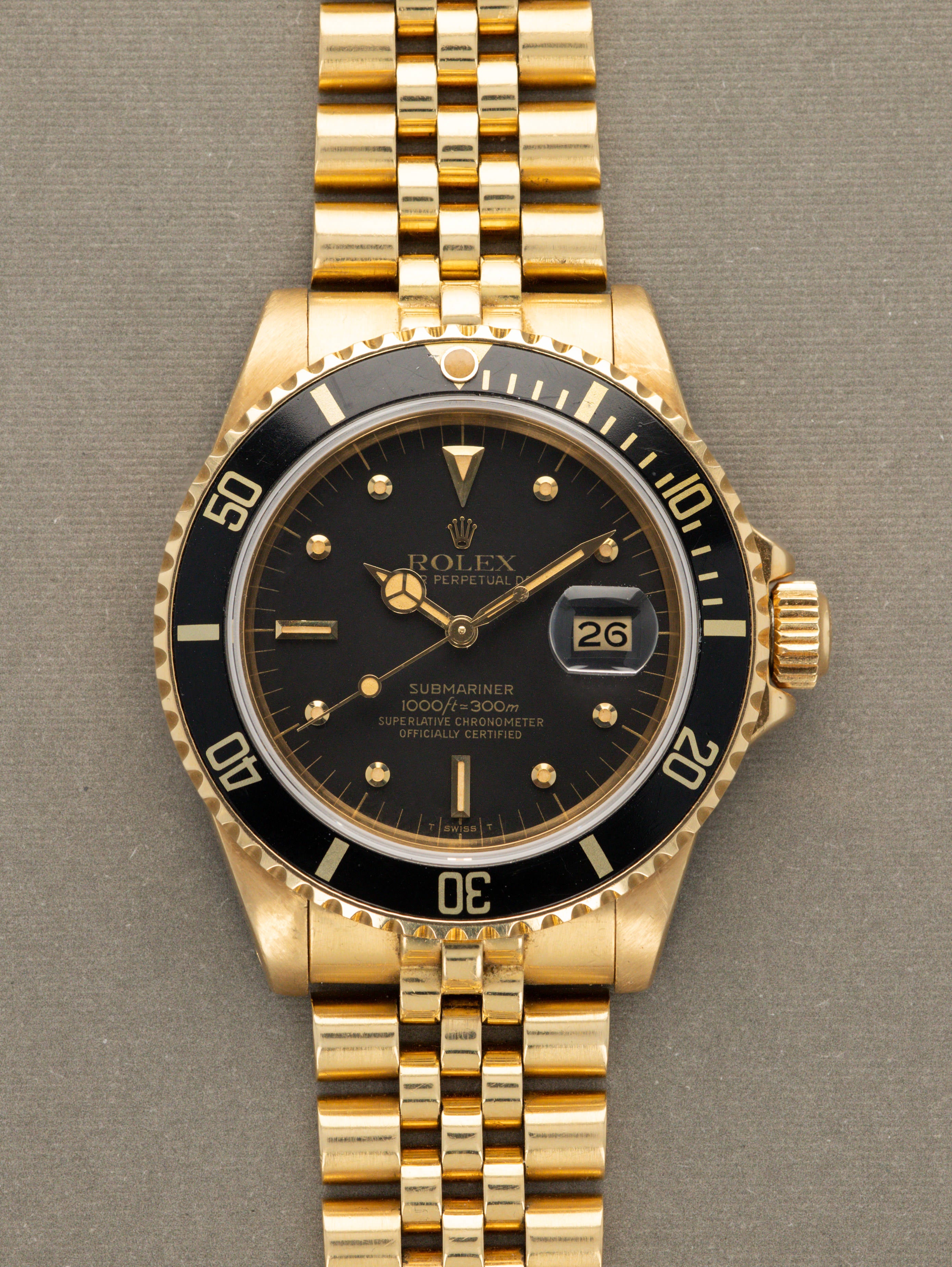 Rolex Submariner Date Ref. 16808 - Black 'Nipple' Dial W/ Box & Papers