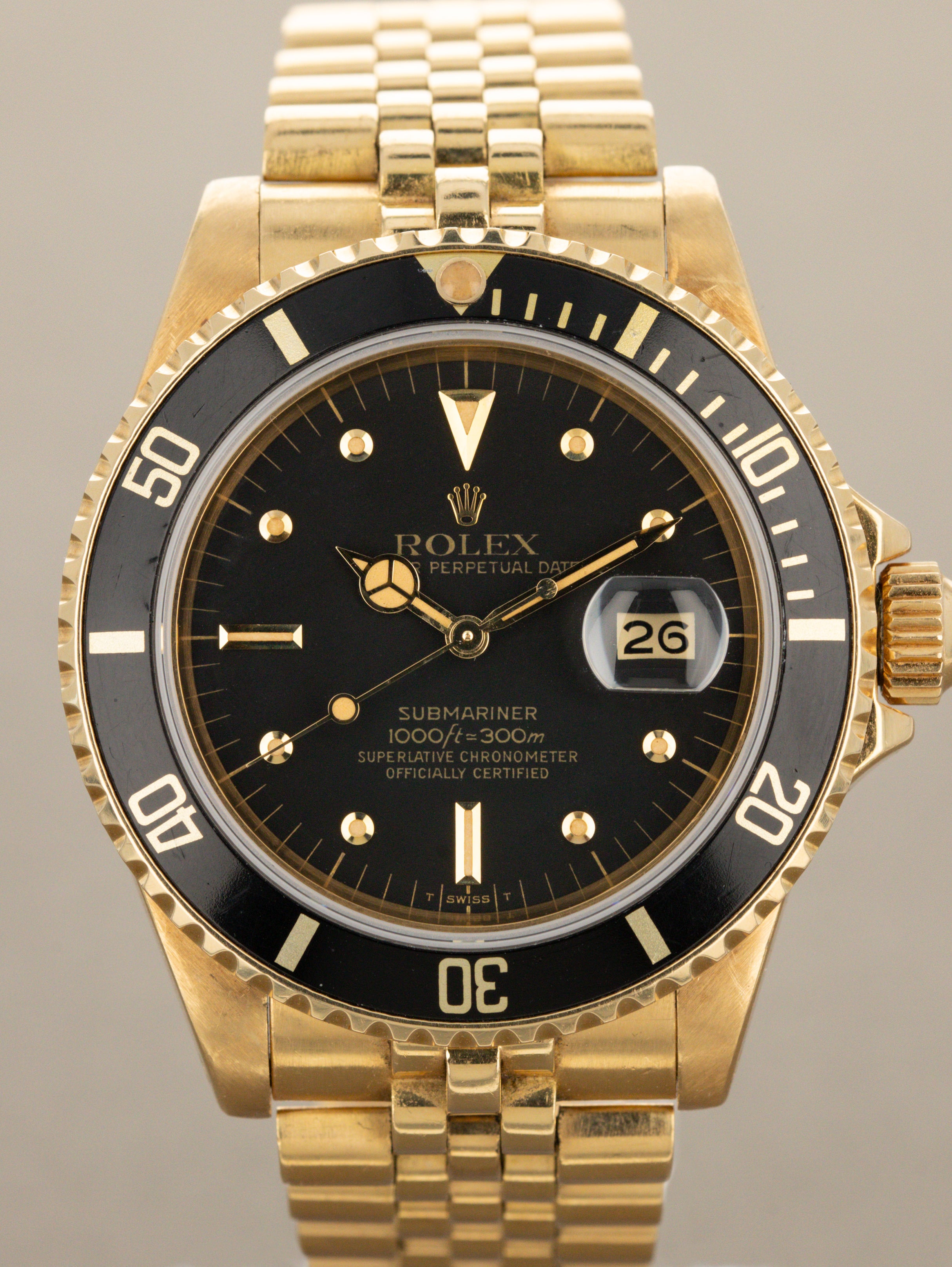 Rolex Submariner Date Ref. 16808 - Black 'Nipple' Dial W/ Box & Papers