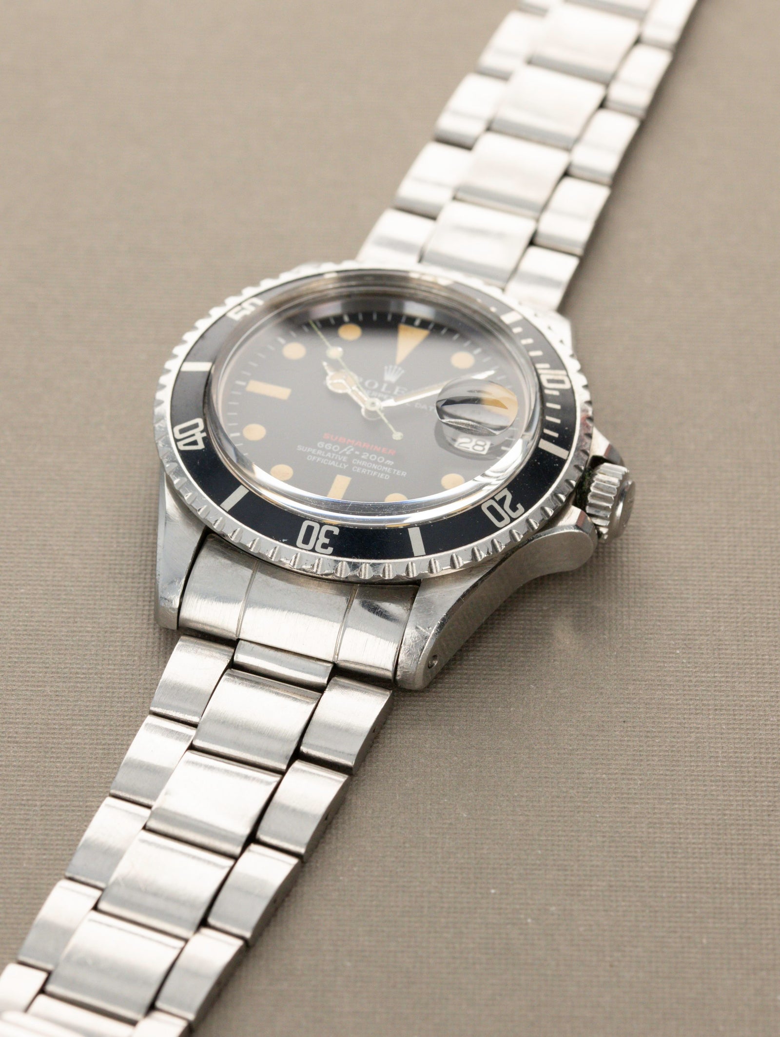 Rolex Submariner Ref. 1680 Red Mk. 4 Unpolished