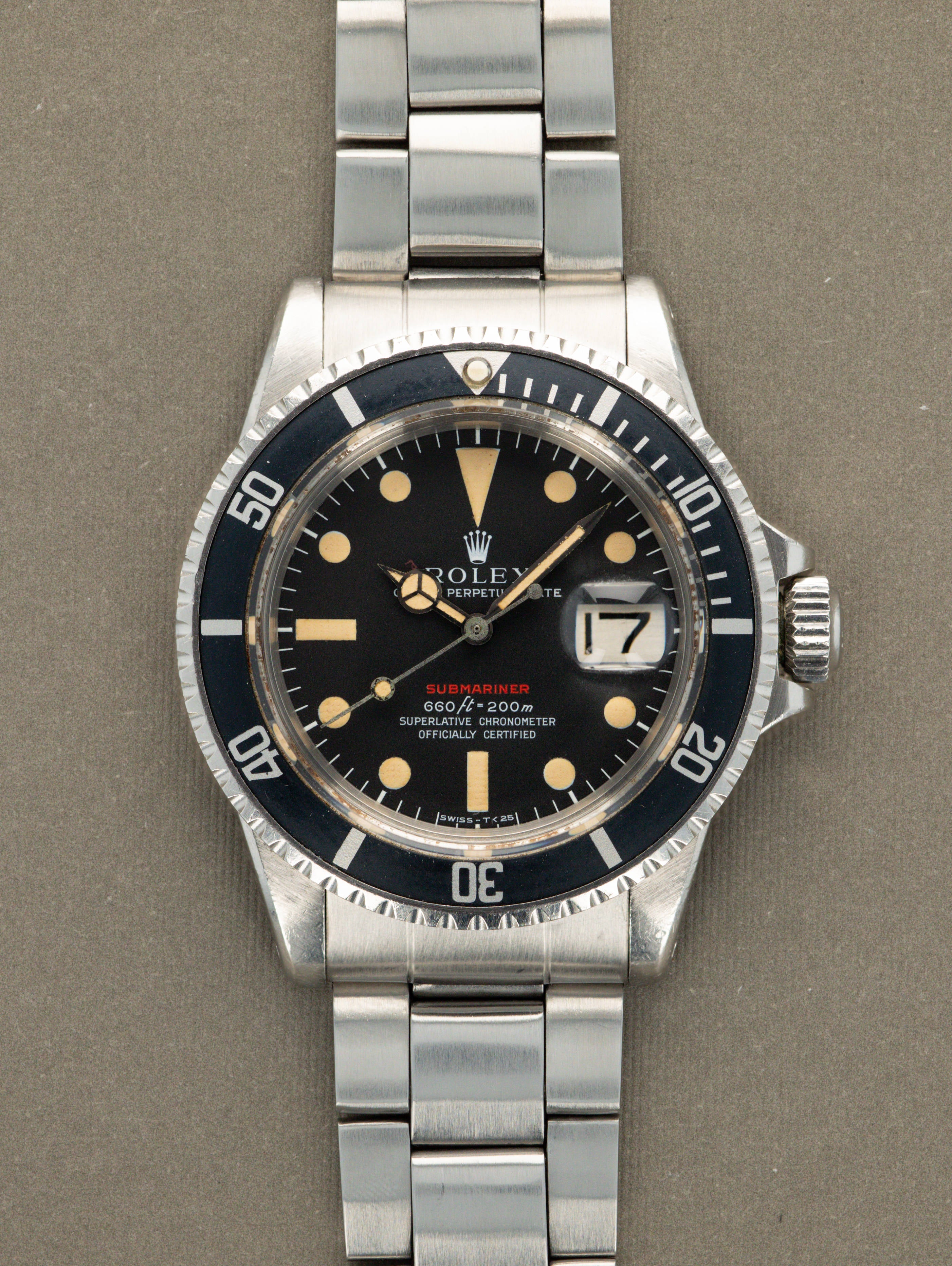 Rolex Submariner Date Ref. 1680 - 'Red Sub' MK4 Dial Unpolished