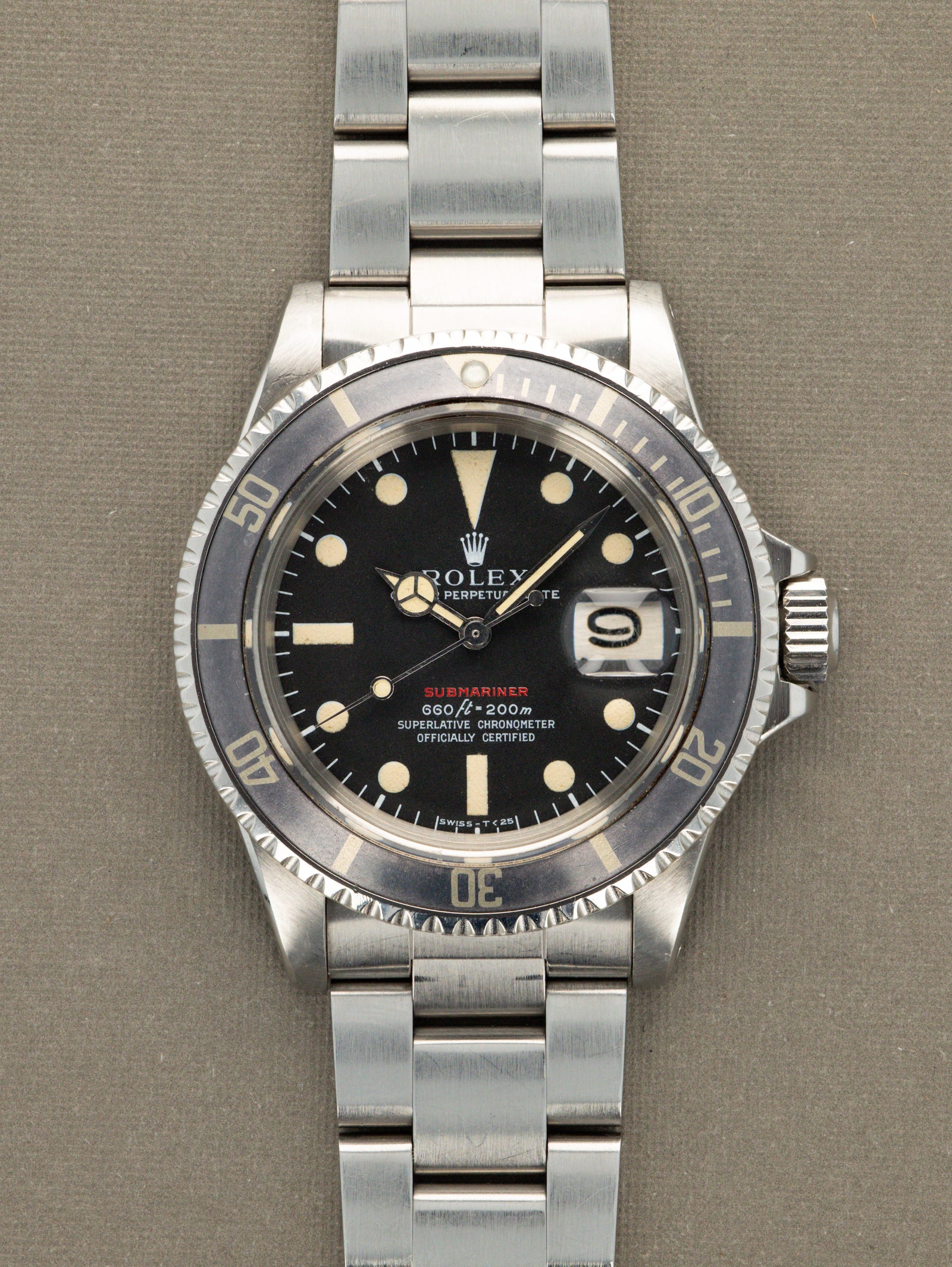 Rolex Submariner Date Ref. 1680 - 'Red Sub' MK4 Dial