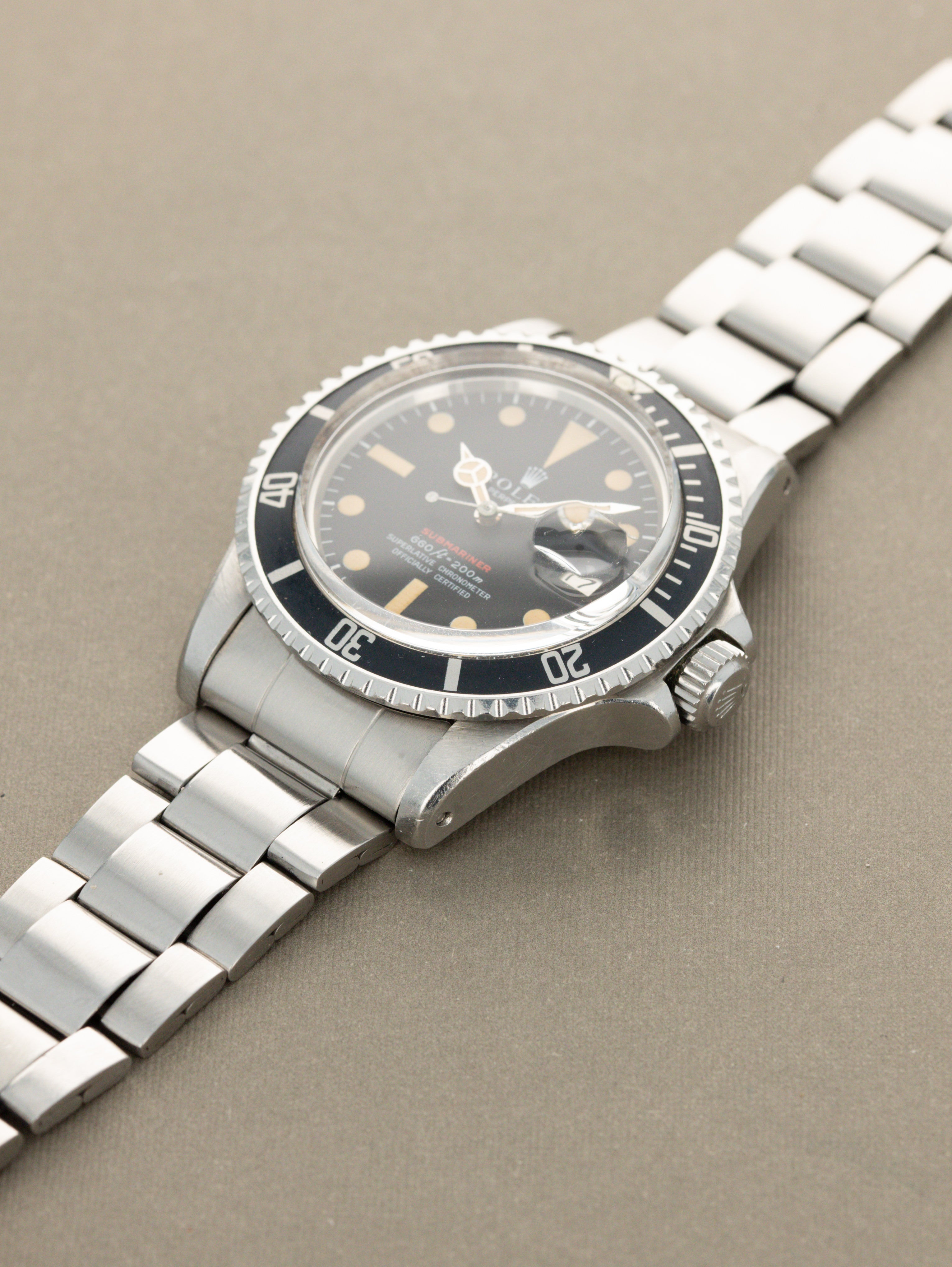 Rolex Submariner Date Ref. 1680 - 'Red Sub' MK4 Dial Unpolished
