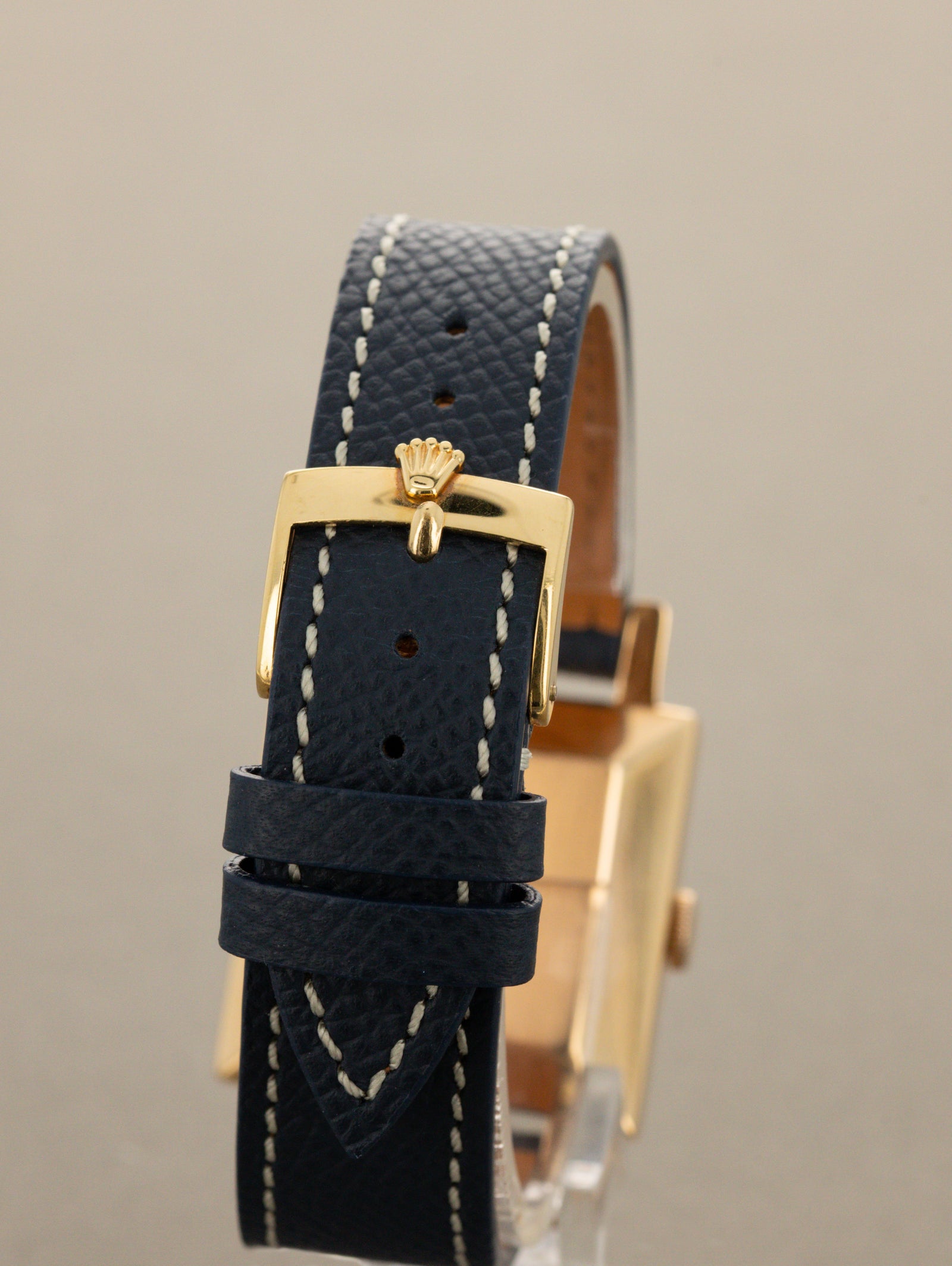 Rolex Square 'Perpetual' Dress Watch - Satin Silver Dial