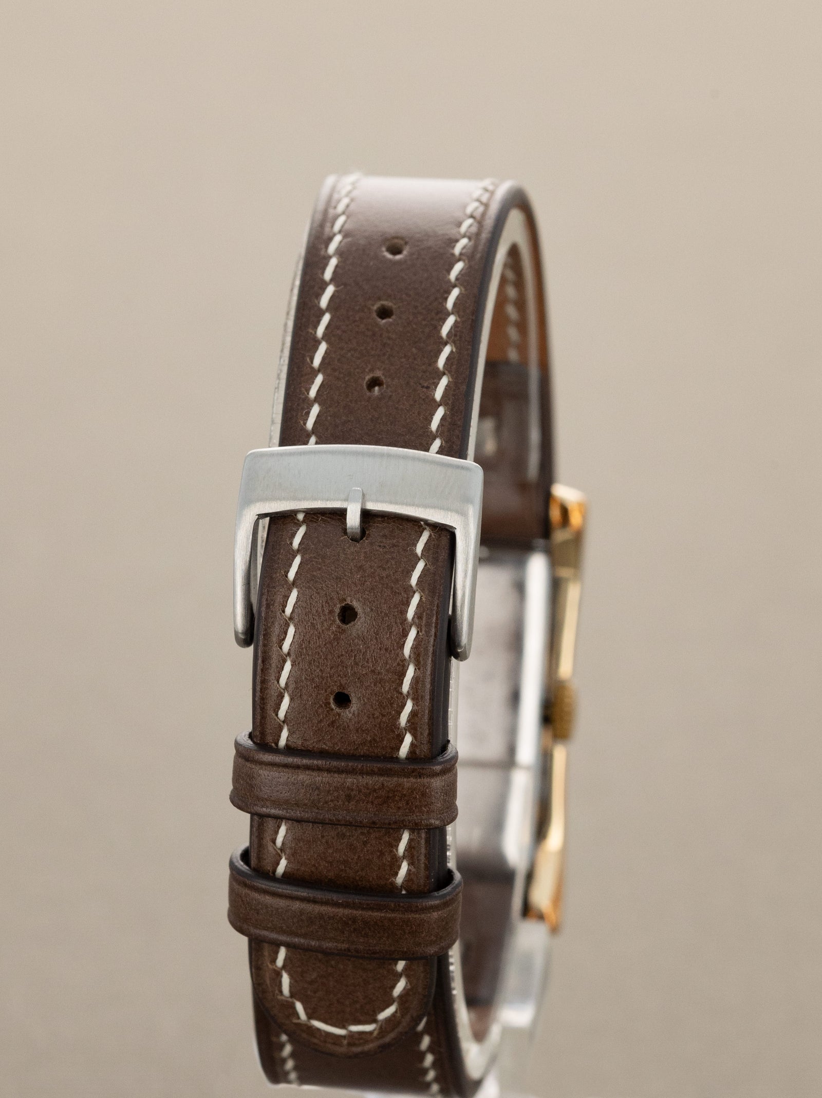 Rolex Two-Tone Rectangular Dress Watch Ref. 1378 - Sunburst Silver Dial