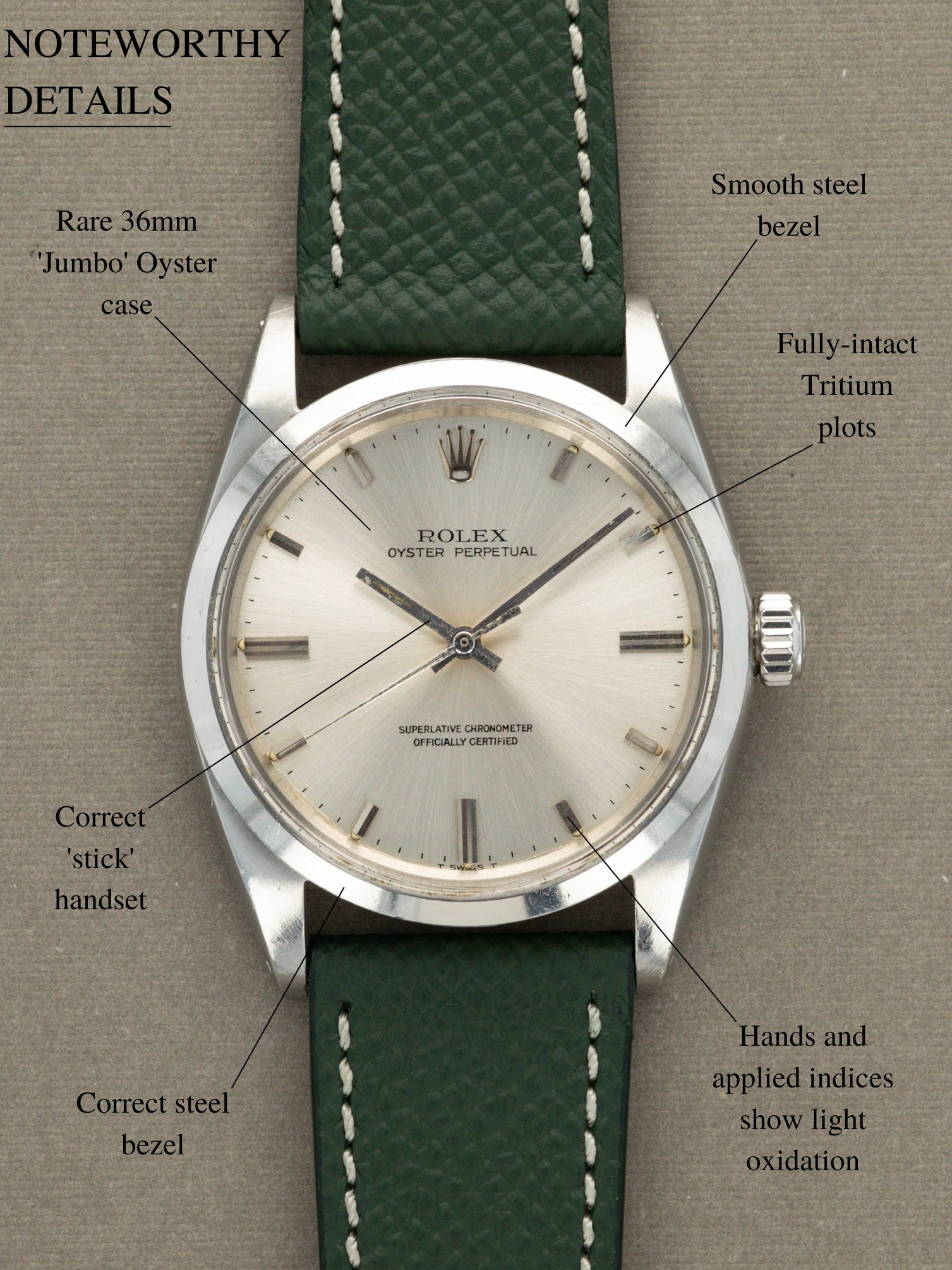 Rolex Oyster Perpetual Ref. 1018 - 'Jumbo'