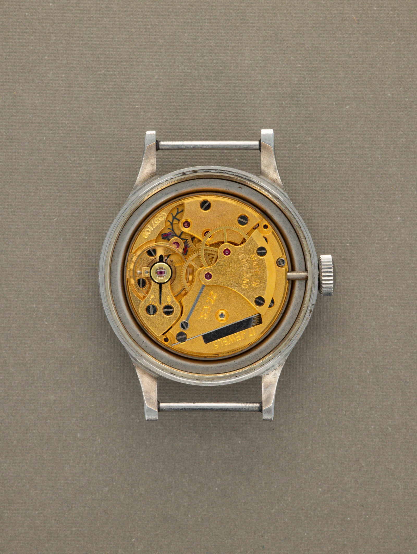 Smiths De Luxe Ref. 6B/542 - Matte Black 'Broad Arrow' Dial RAF-Issued Unpolished