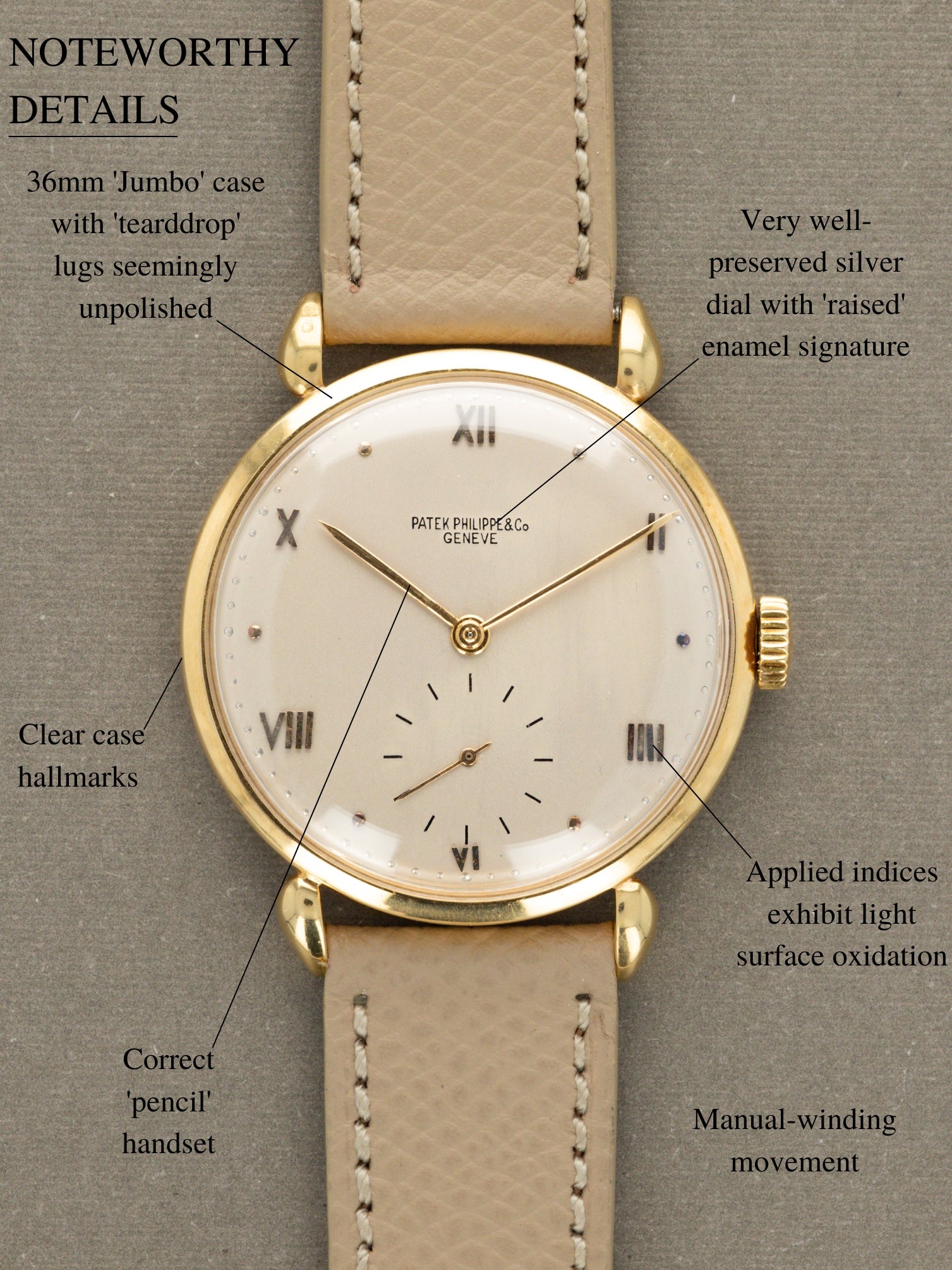 Patek Philippe Calatrava Ref. 1509 'Jumbo' w/ Extract