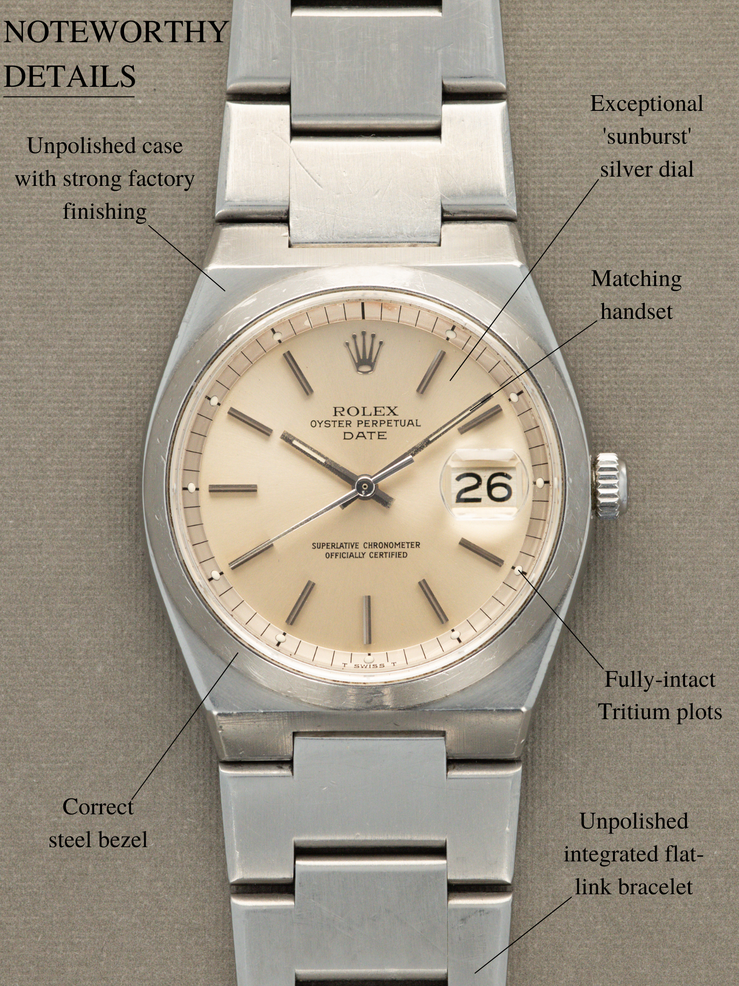 Rolex Oyster Perpetual Date Ref. 1530 - Unpolished