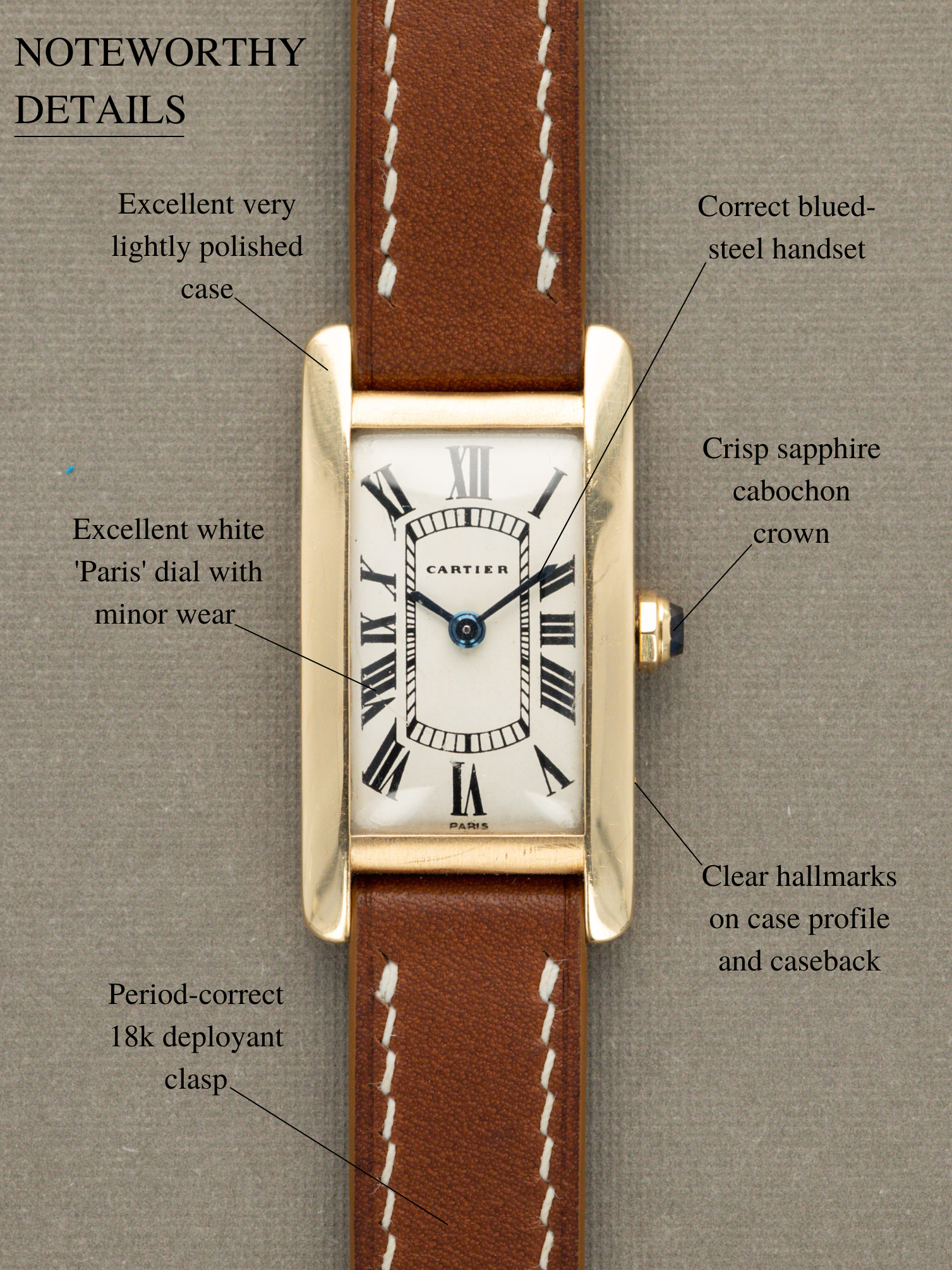 Cartier Tank Cintrée '7 Lignes' - 'Paris' Dial