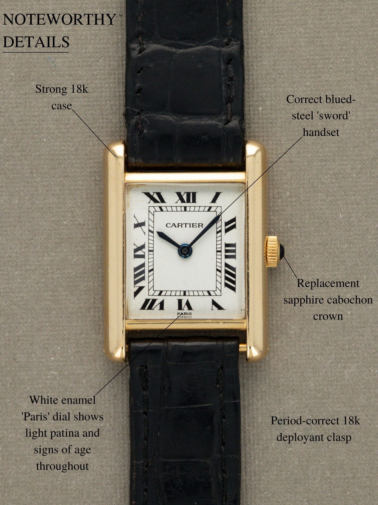 Cartier Tank Louis Ref. 78087 'Ladies' - 'Paris' Dial