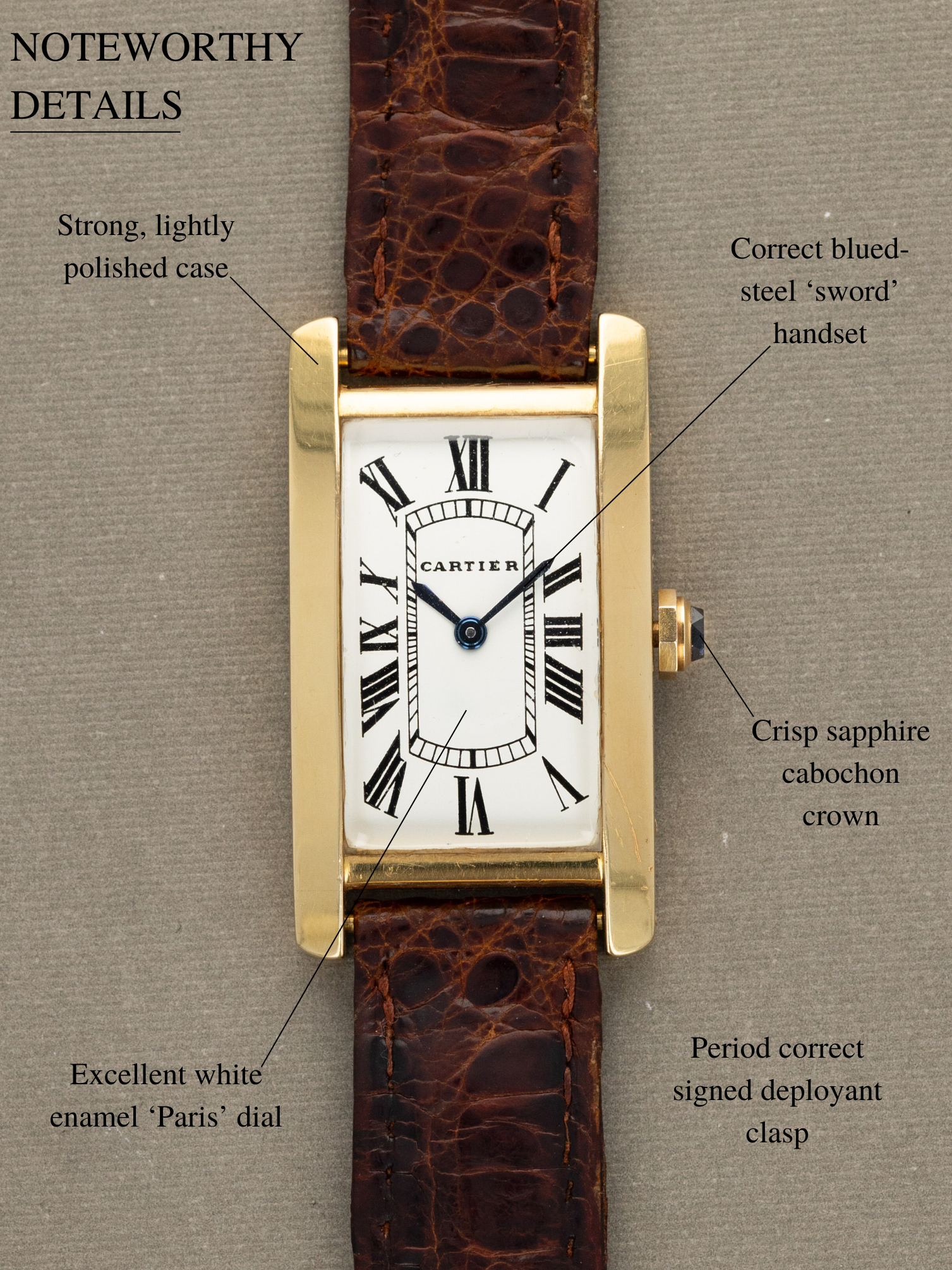 Cartier Tank Cintrée '8 Lignes' - 'Paris' Dial