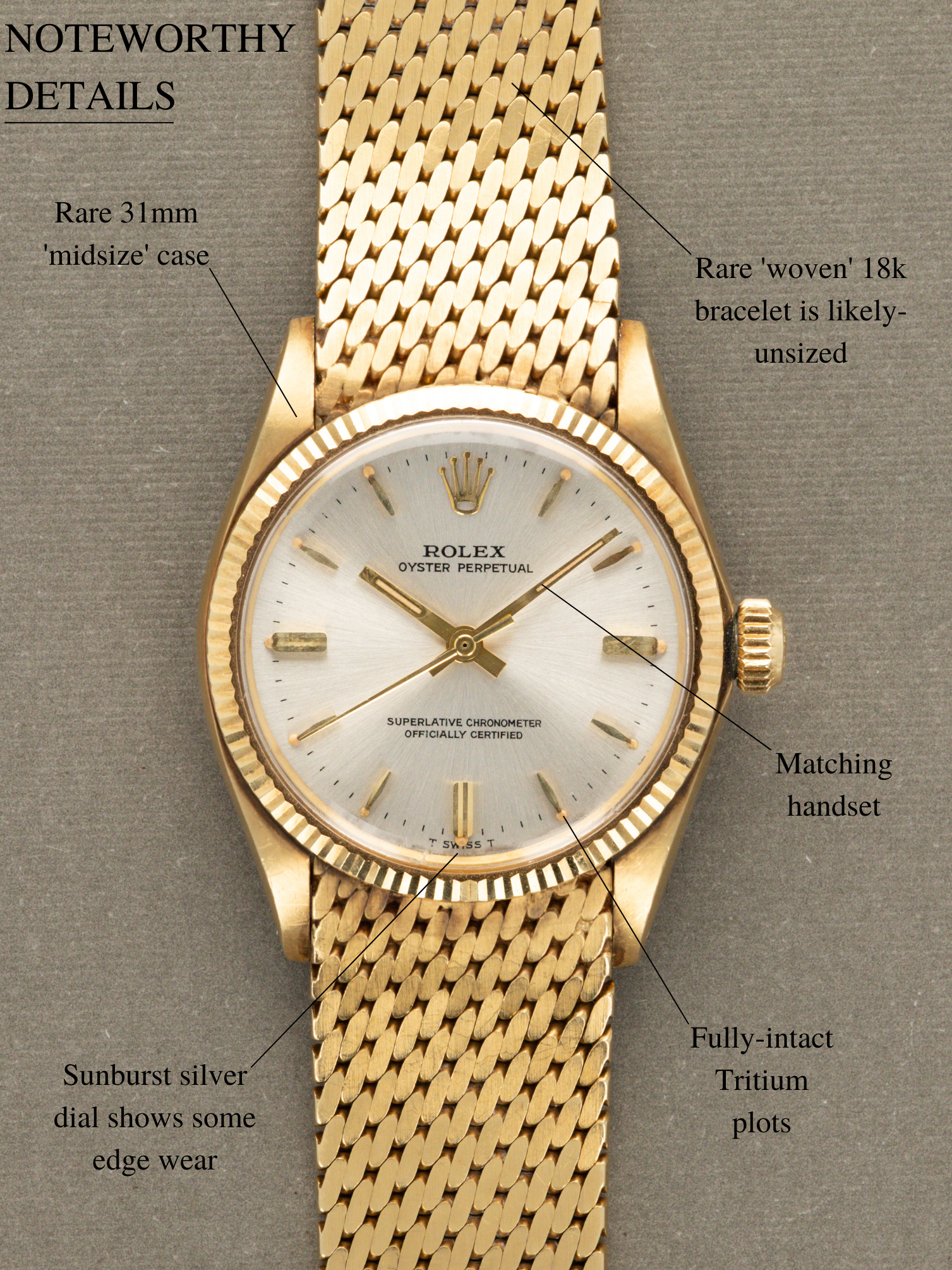 Rolex Oyster Perpetual Ref. 6551 - 'Midsize'