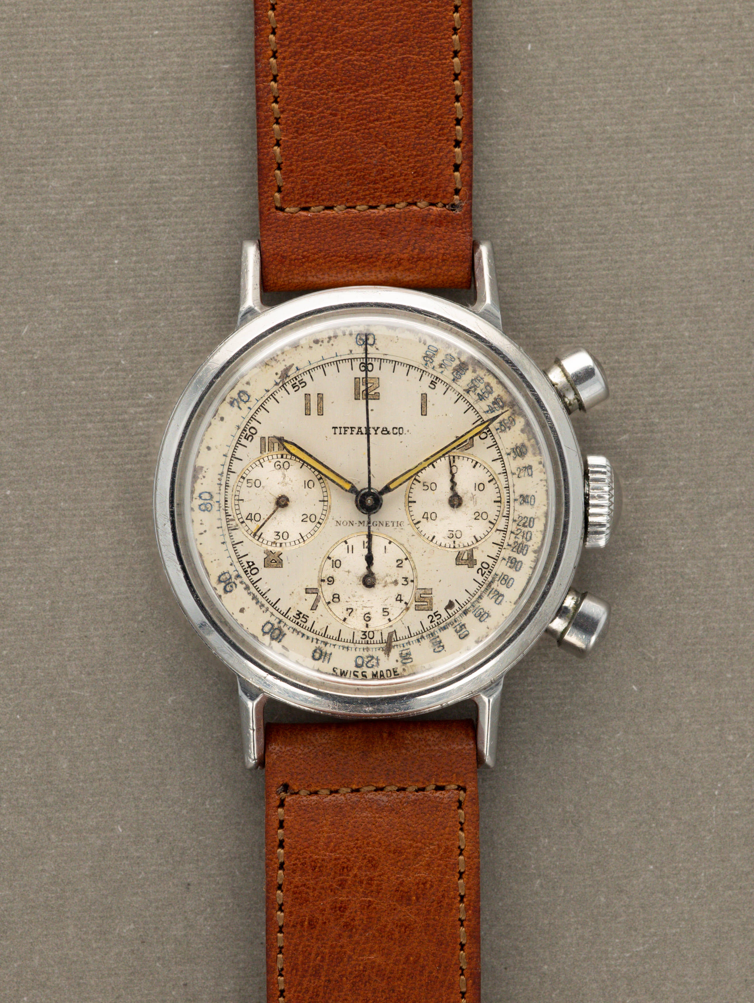 Movado M95 Chronograph Ref. 19018 - 'Tiffany & Co.' Signed Dial