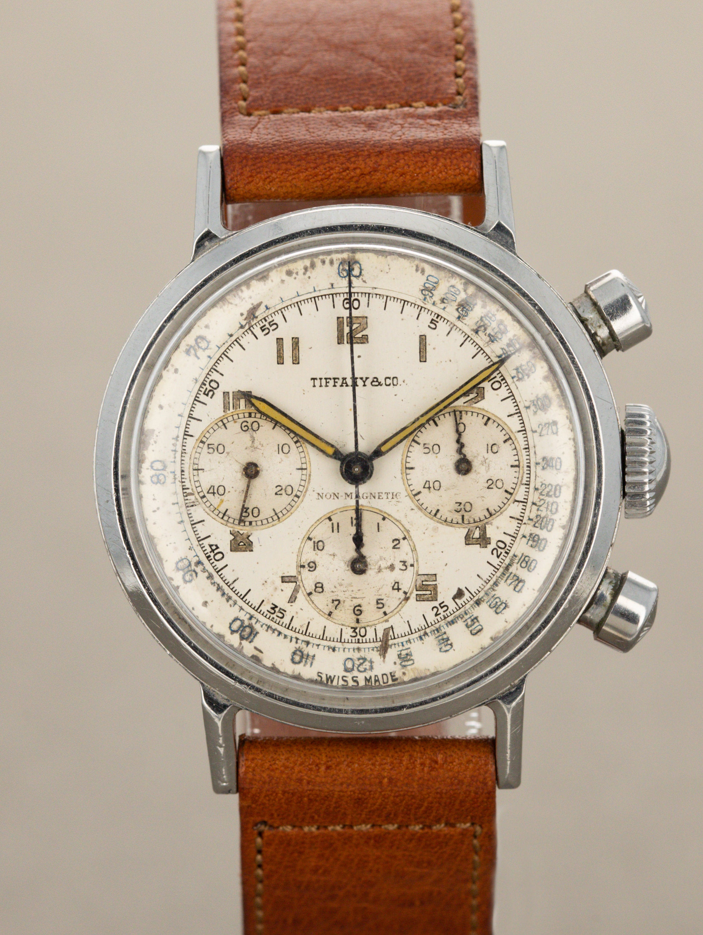 Movado M95 Chronograph Ref. 19018 - 'Tiffany & Co.' Signed Dial