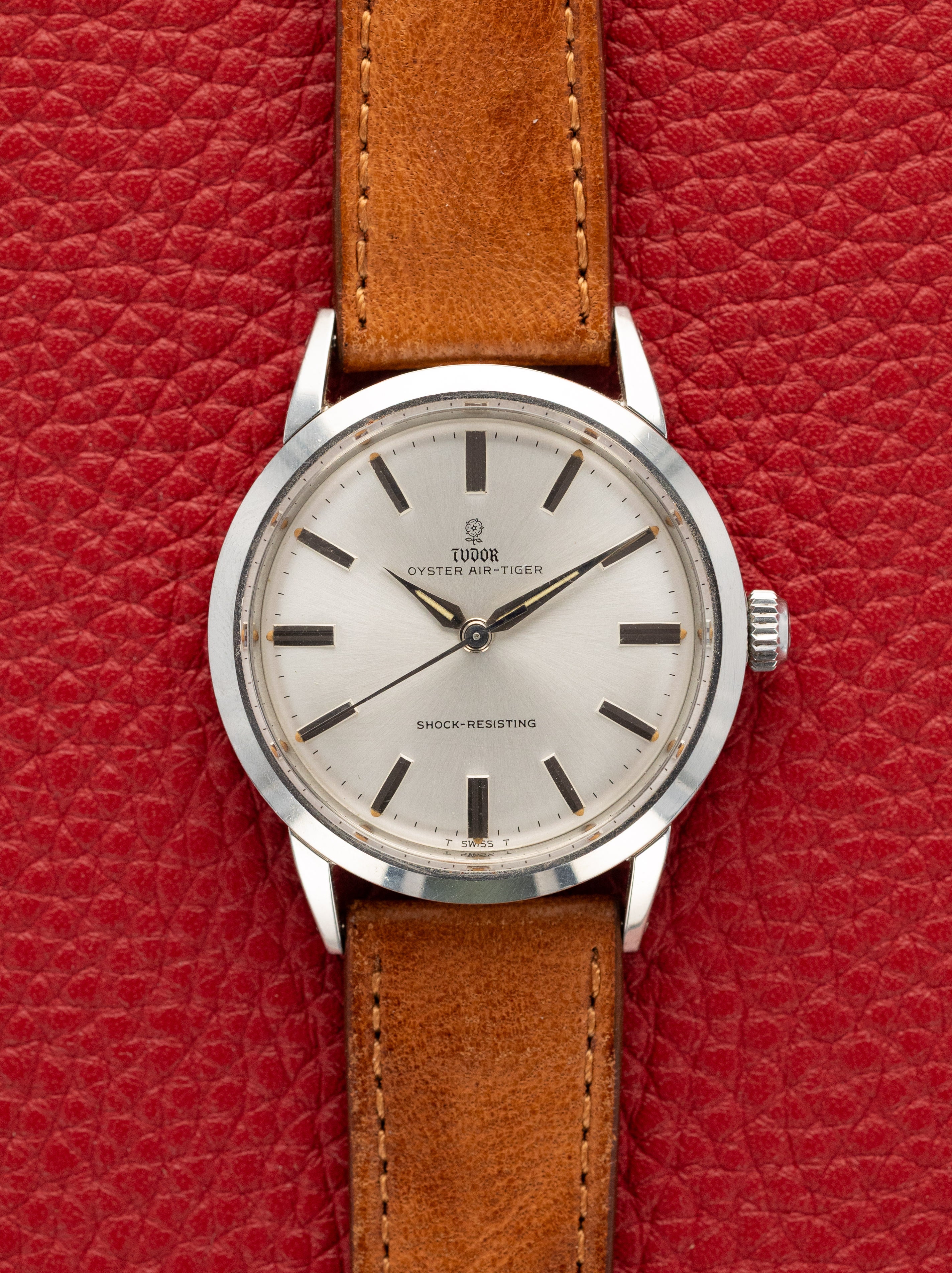 Tudor Oyster Air-Tiger Ref. 7957 - Sunburst Silver 'Rose' Dial