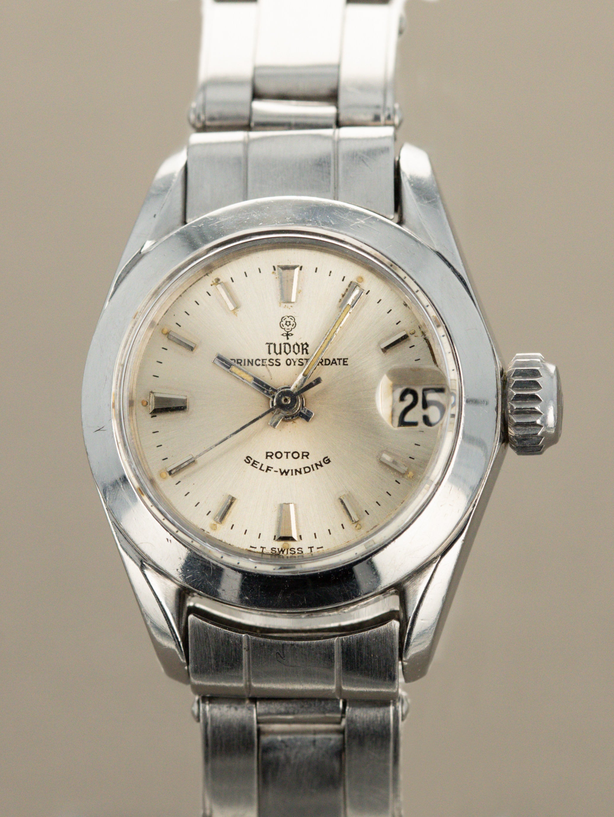 Tudor Princess Oysterdate Ref. 7581 - Sunburst Silver 'Rose' Dial