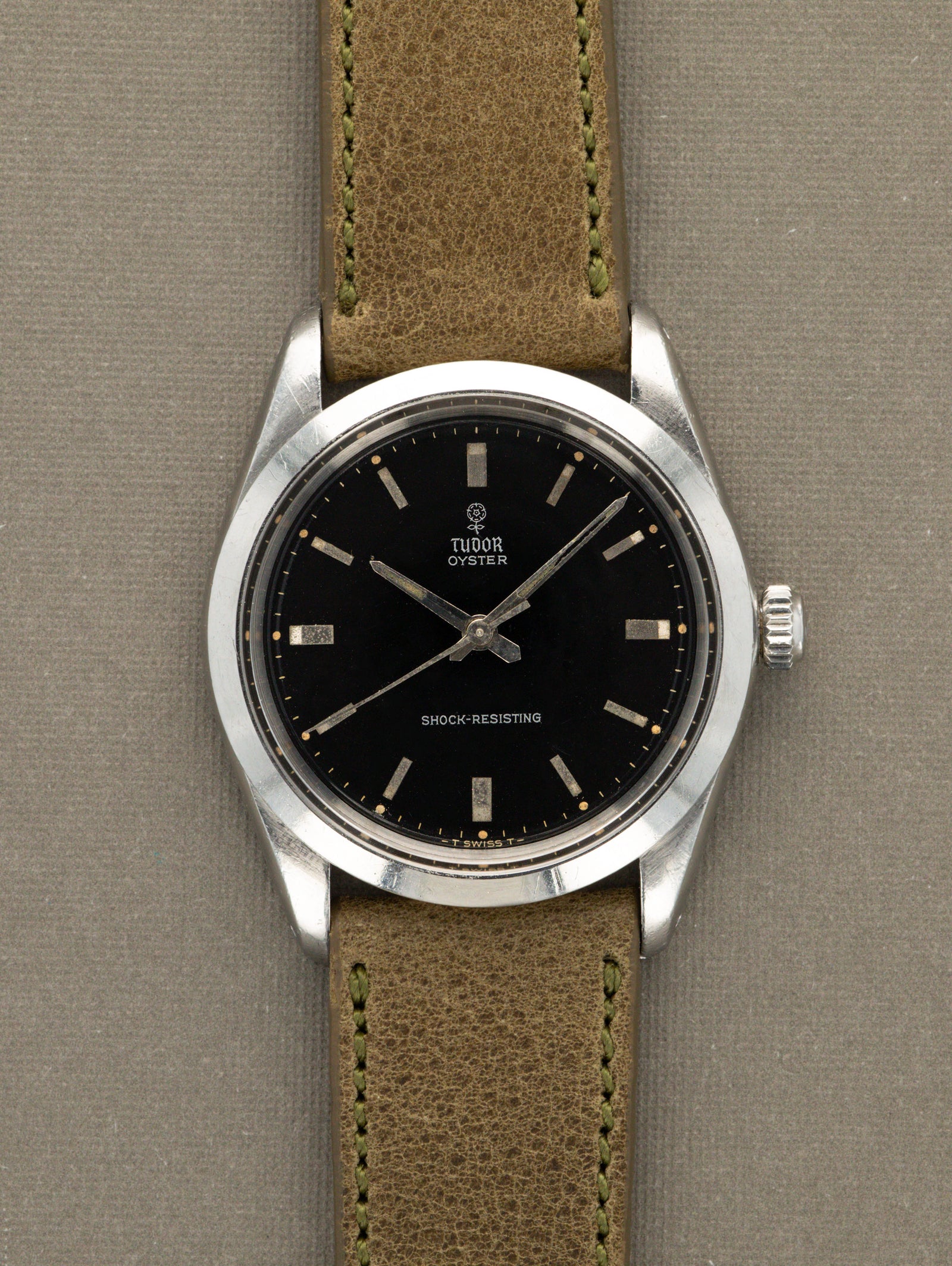Tudor Oyster Ref. 7984 - Black Gilt 'Rose' Dial Unpolished