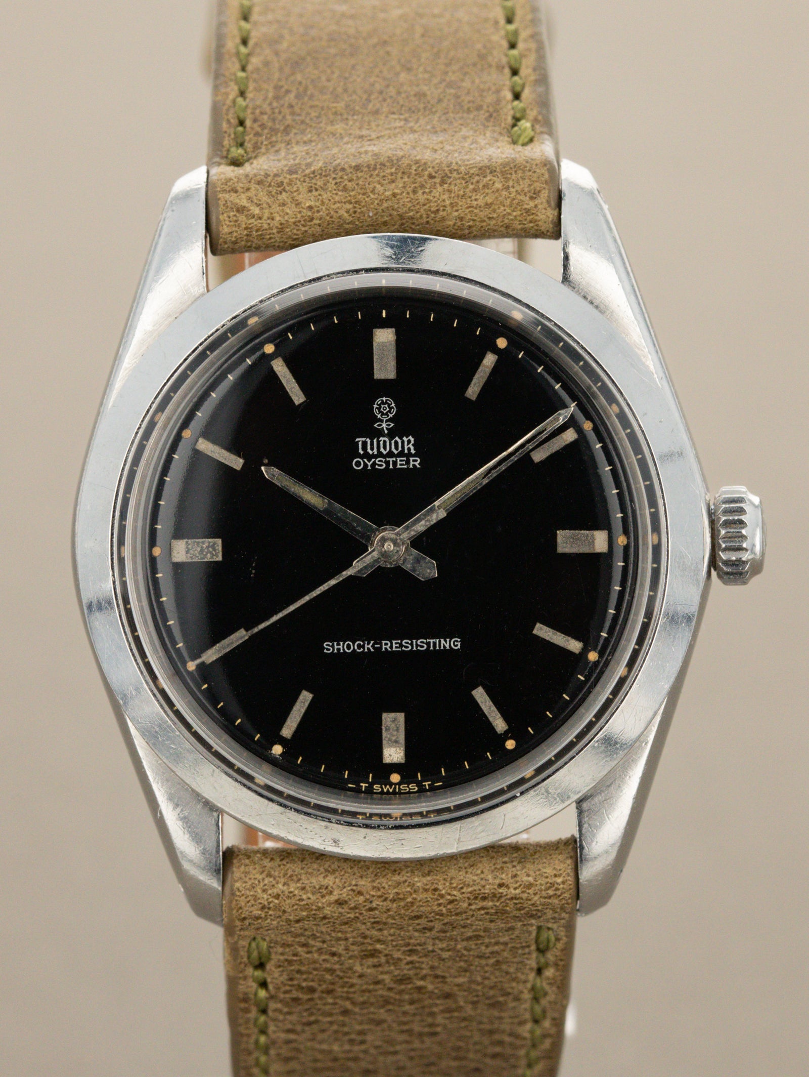 Tudor Oyster Ref. 7984 - Black Gilt 'Rose' Dial Unpolished