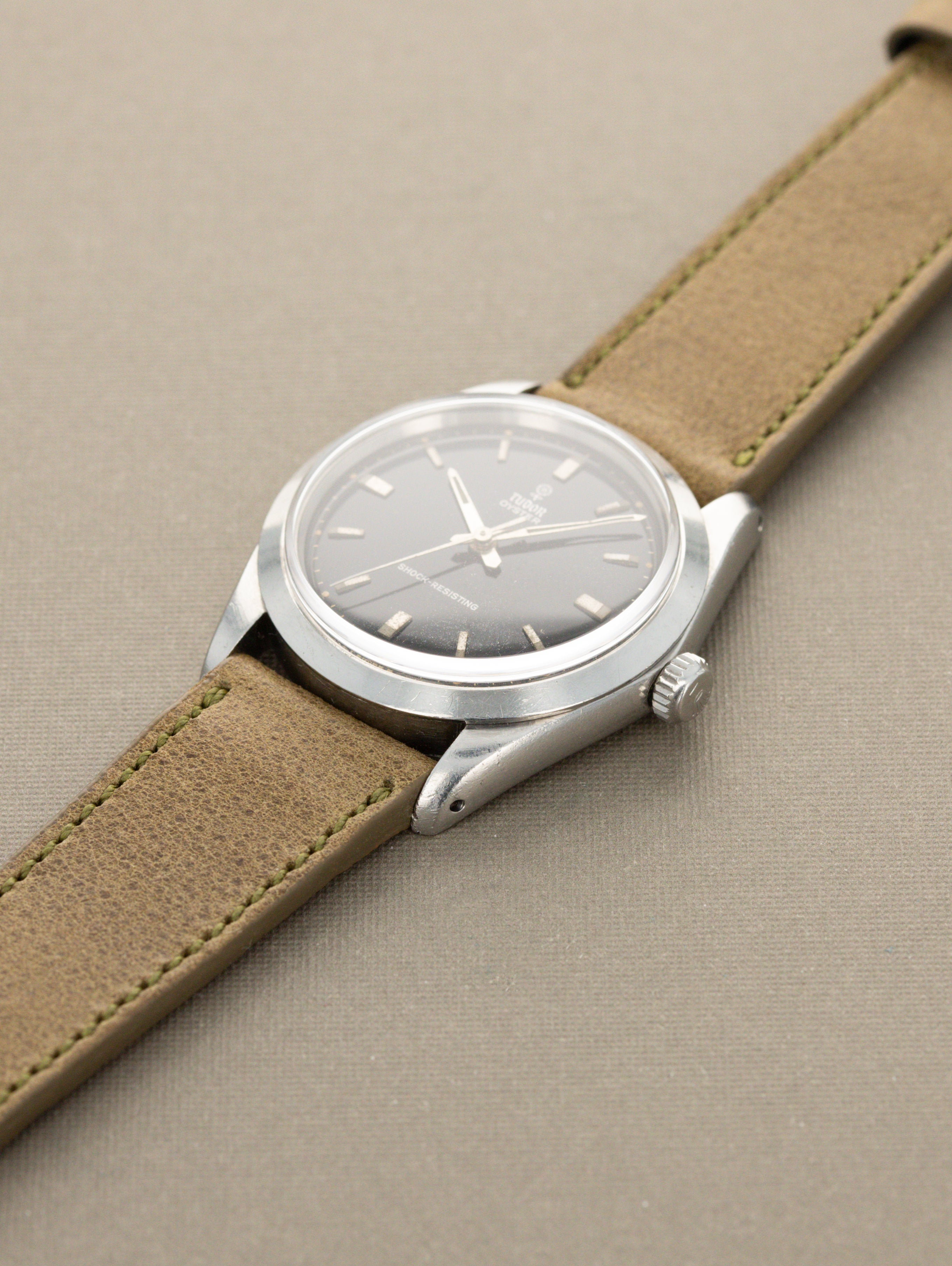 Tudor Oyster Ref. 7984 - Black Gilt 'Rose' Dial Unpolished