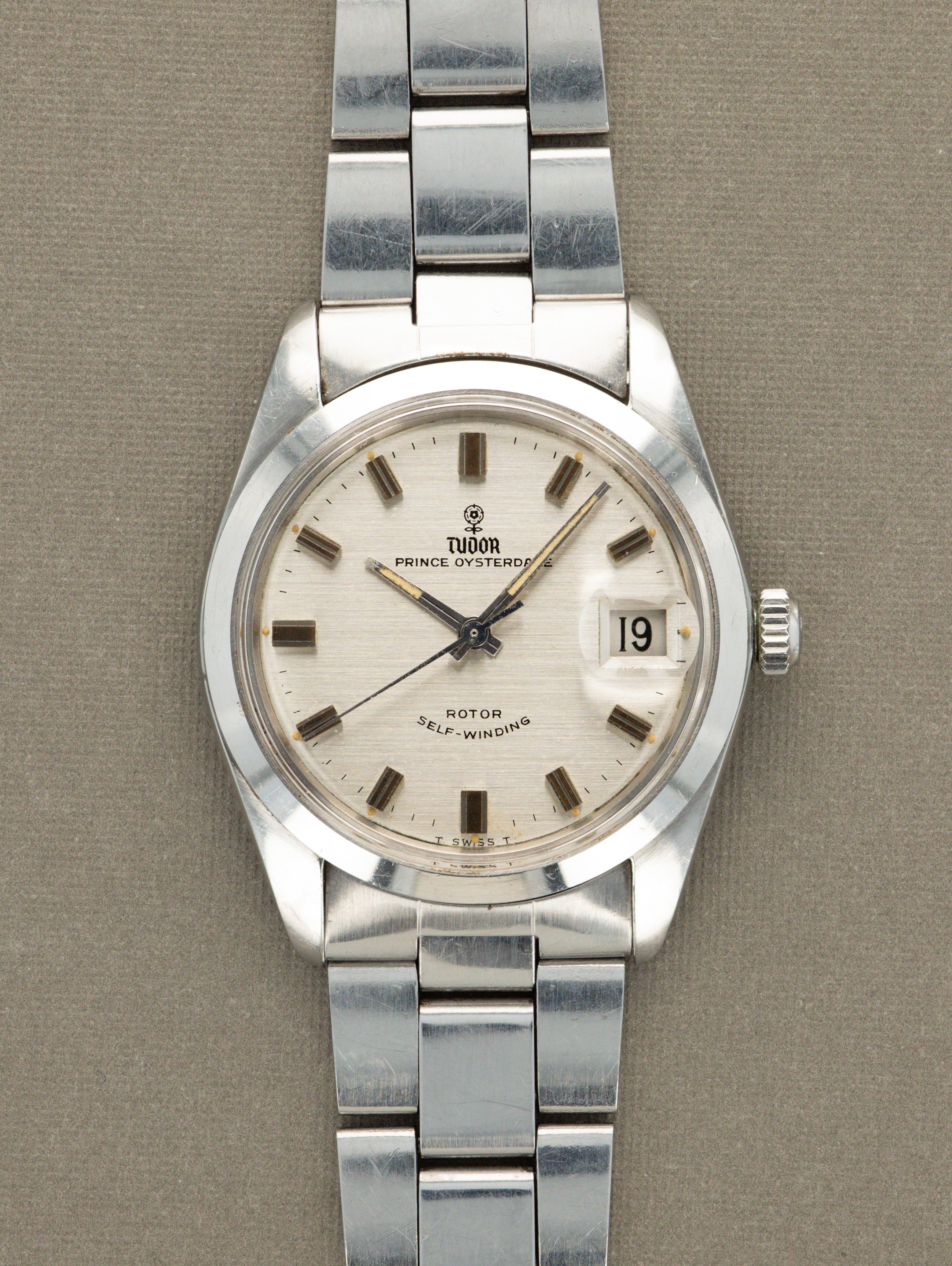 Tudor Prince Oysterdate Ref. 7996/0 - 'Brushed' Silver 'Rose' Dial