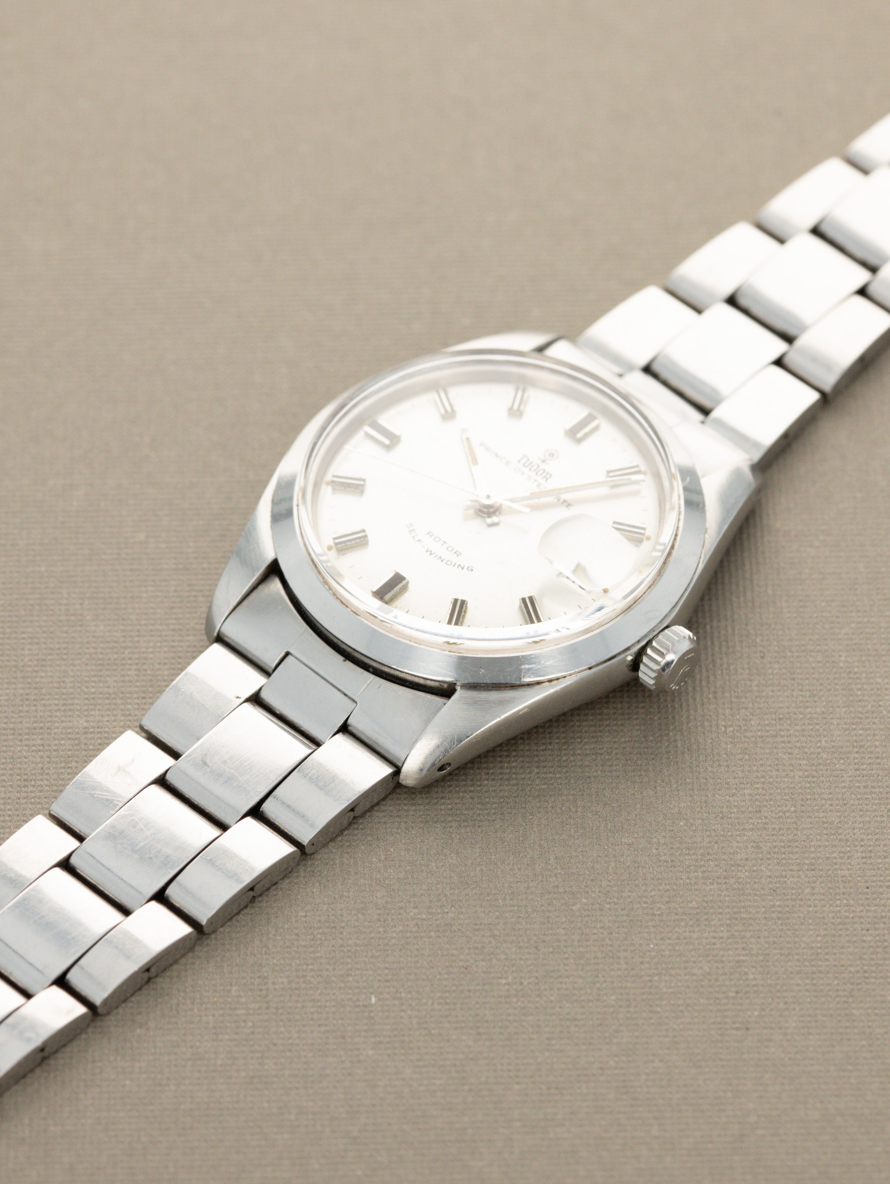 Tudor Prince Oysterdate Ref. 7996/0 - 'Brushed' Silver 'Rose' Dial