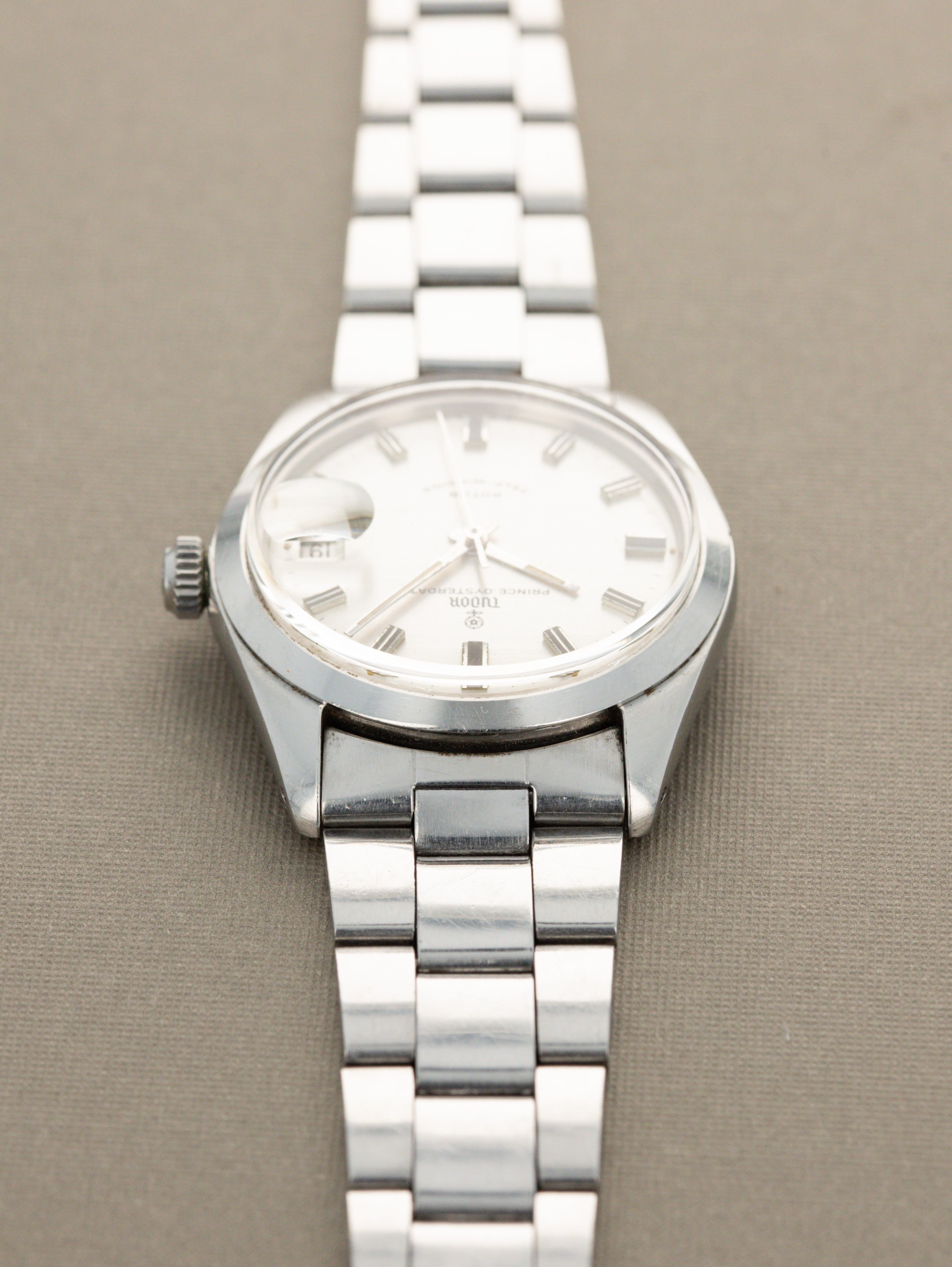 Tudor Prince Oysterdate Ref. 7996/0 - 'Brushed' Silver 'Rose' Dial