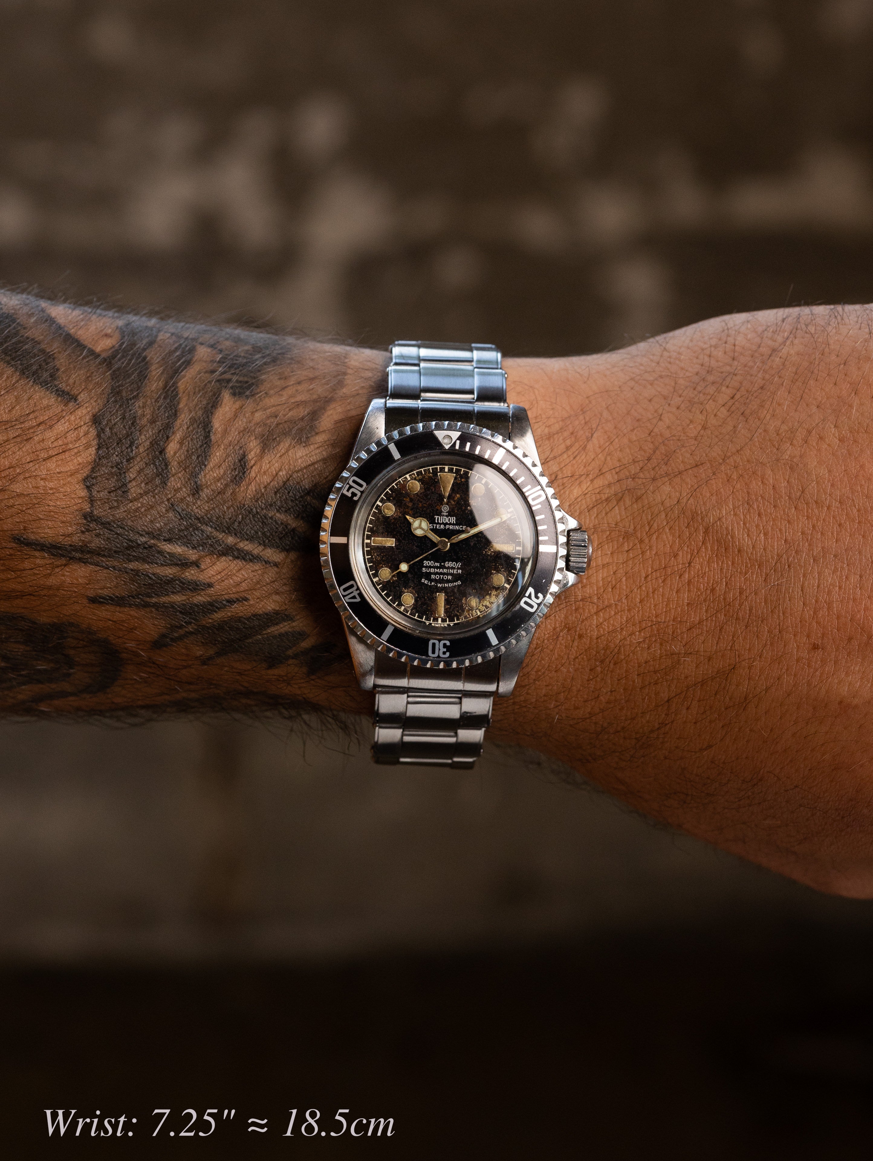 Tudor Submariner Ref. 7928 - 'IDF' Issed w/ 'Tropical Chapter Ring' Dial