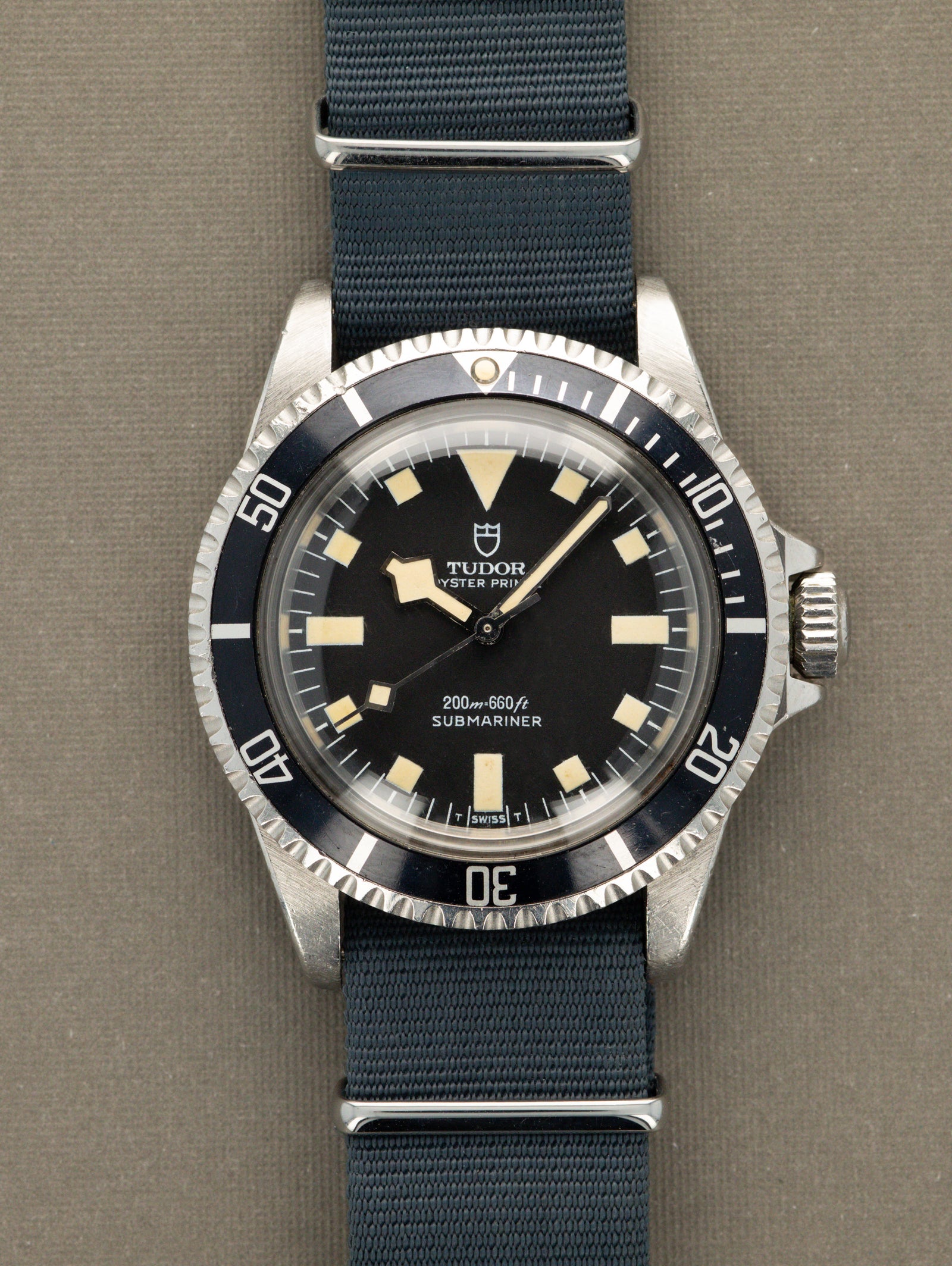 Tudor Submariner Ref. 94010 - Black 'Snowflake' Unpolished