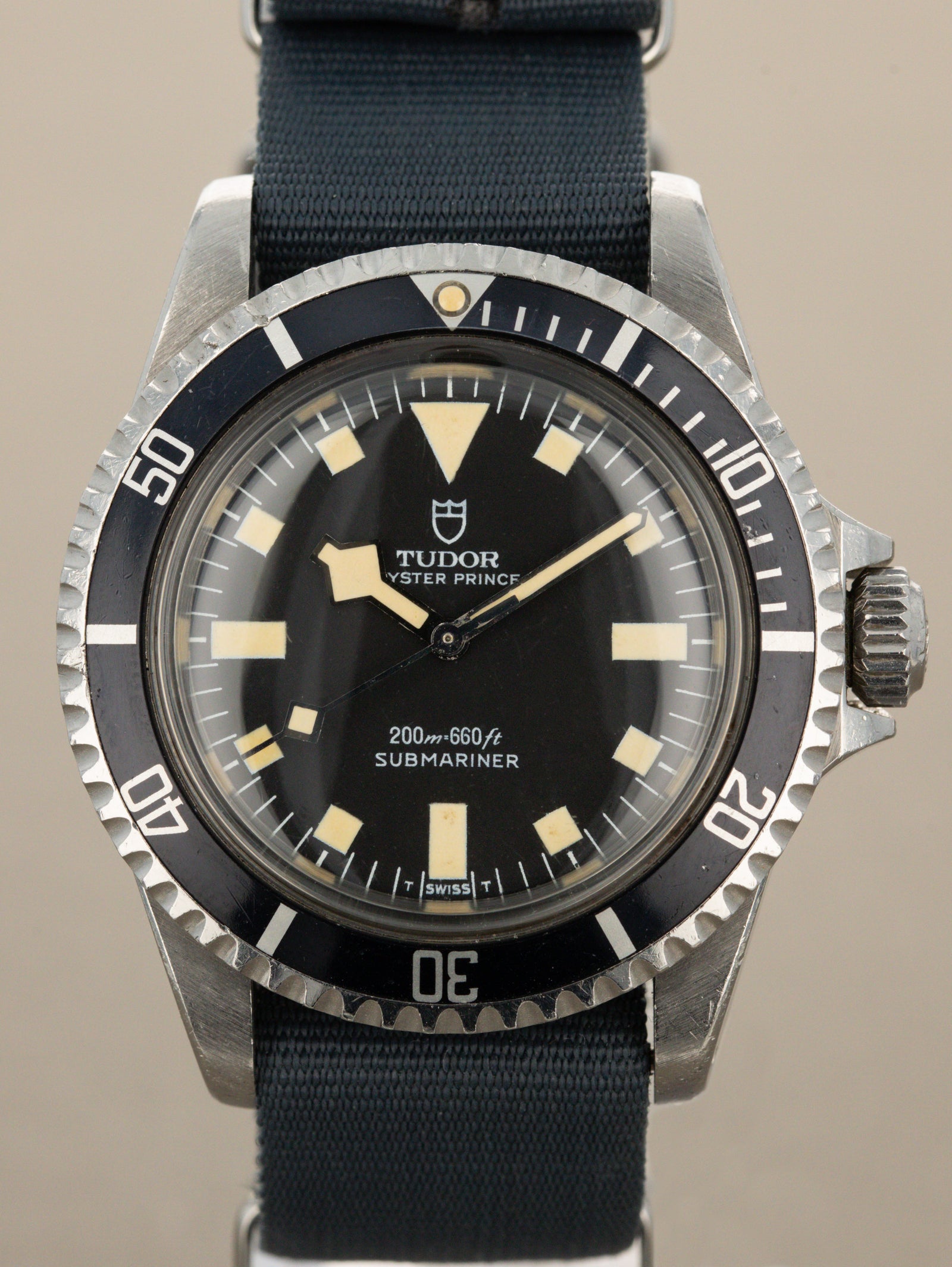 Tudor Submariner Ref. 94010 - Black 'Snowflake' Unpolished