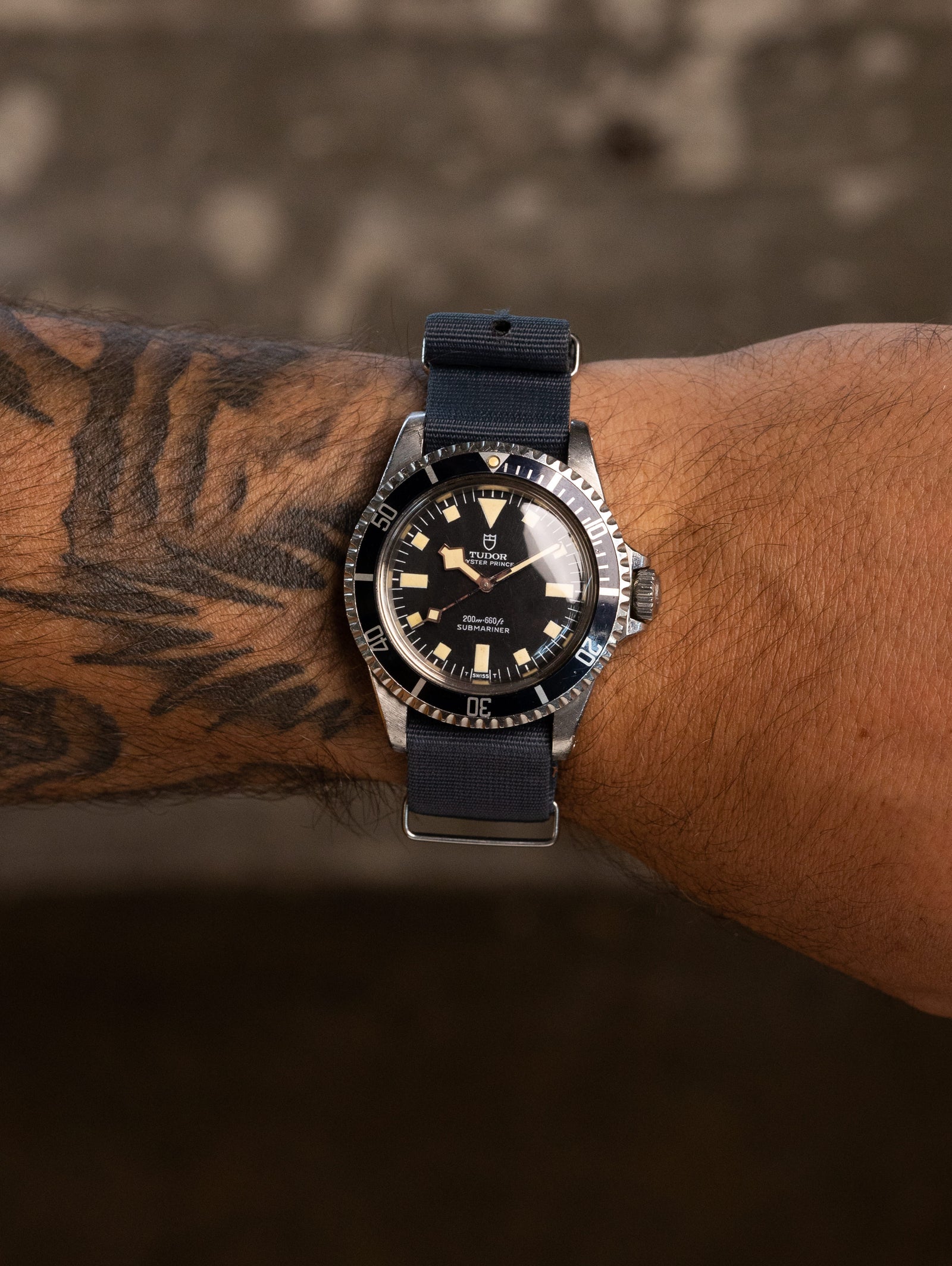 Tudor Submariner Ref. 94010 - Black 'Snowflake' Unpolished