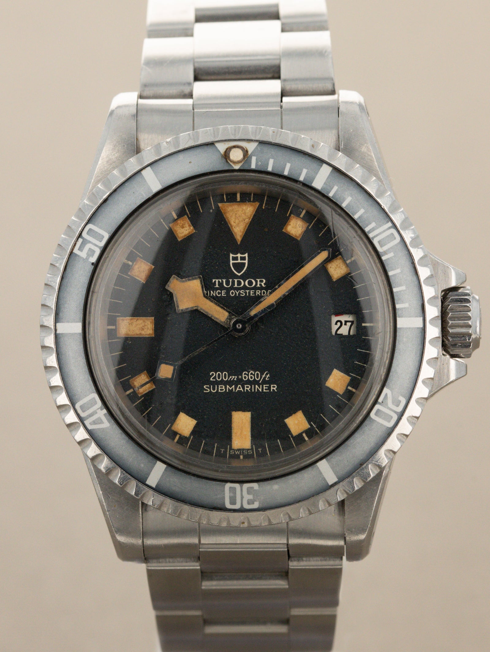 Tudor Submariner Ref. 7021/0 - Blue 'Snowflake' W/ 'Roulette' Date Unpolished