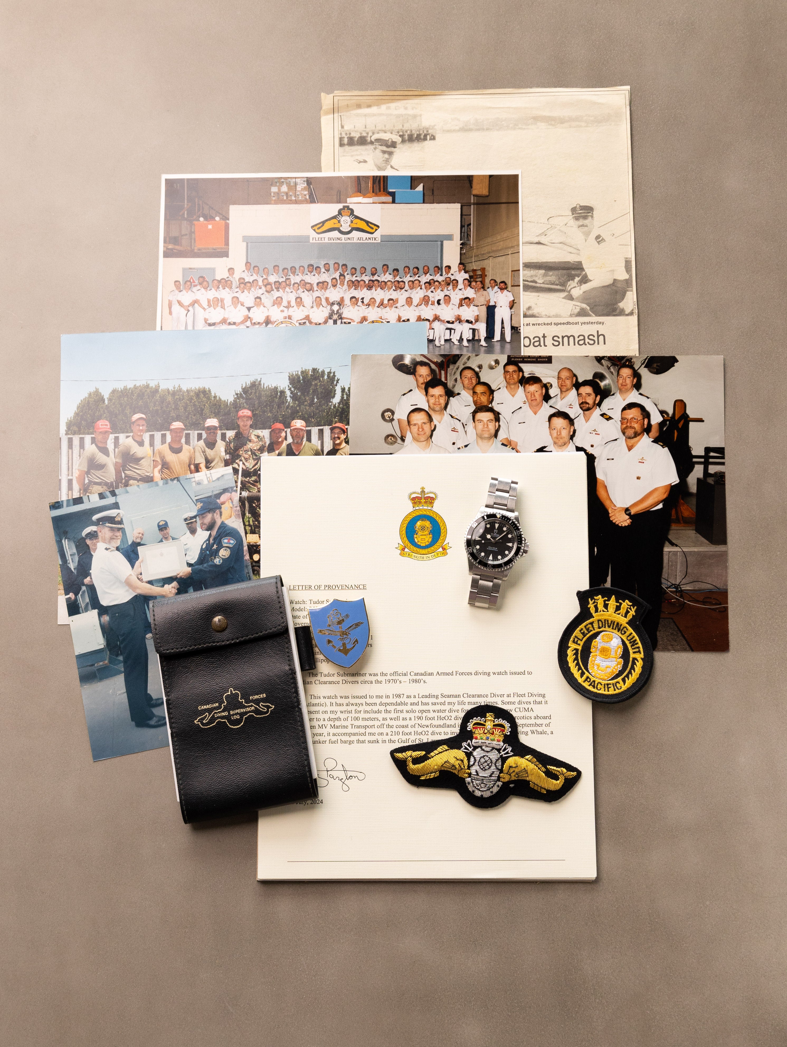 Tudor Submariner Ref. 94010 'Lollipop' - 'RCN' Military Issued w/ Extensive Documentation