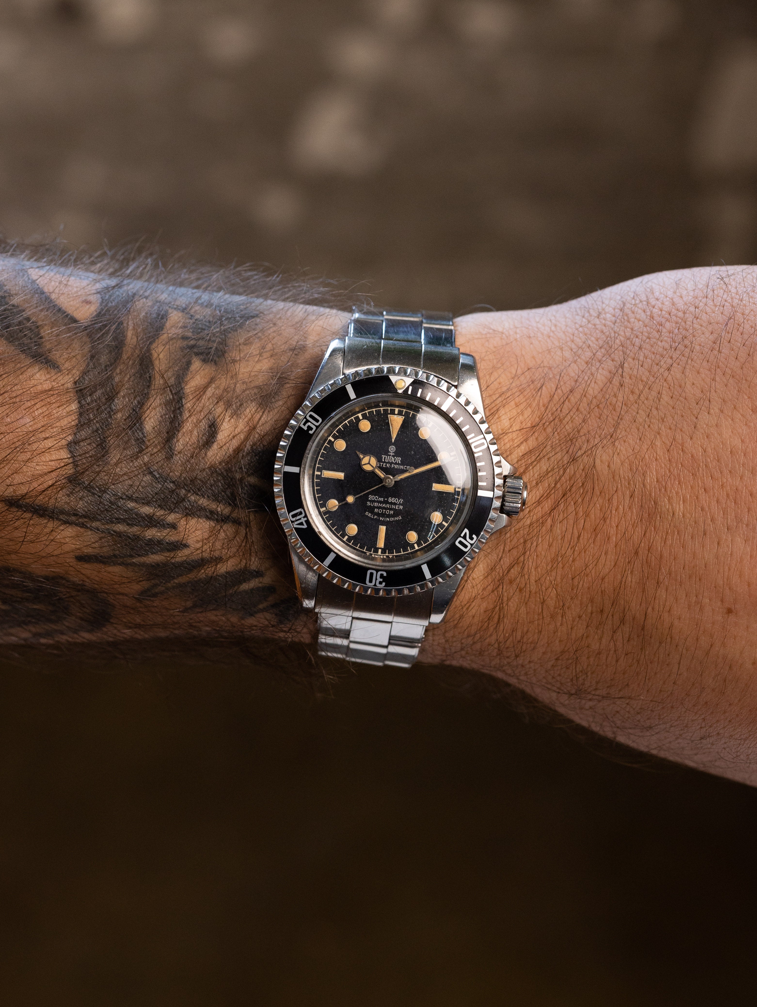 Tudor Submariner Ref. 7928 - Gilt Dial Unpolished