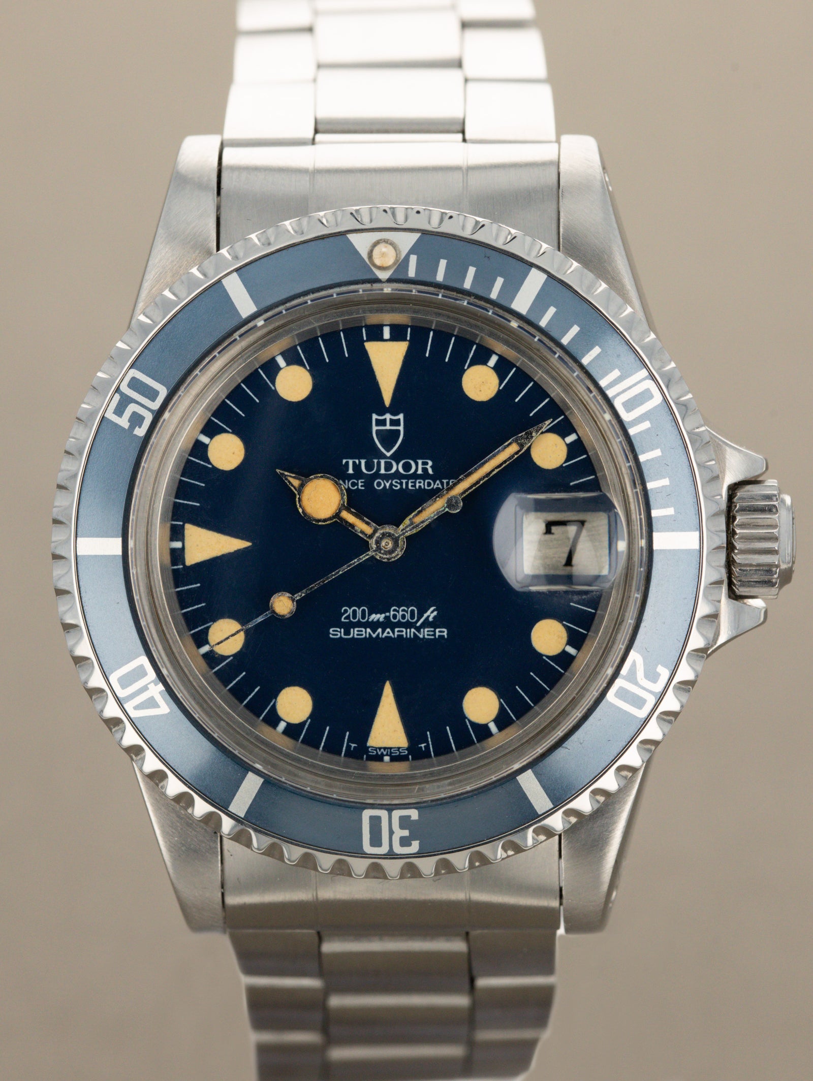 Tudor Submariner Date Ref. 76100 'Lollipop' - Blue Dial Full Set