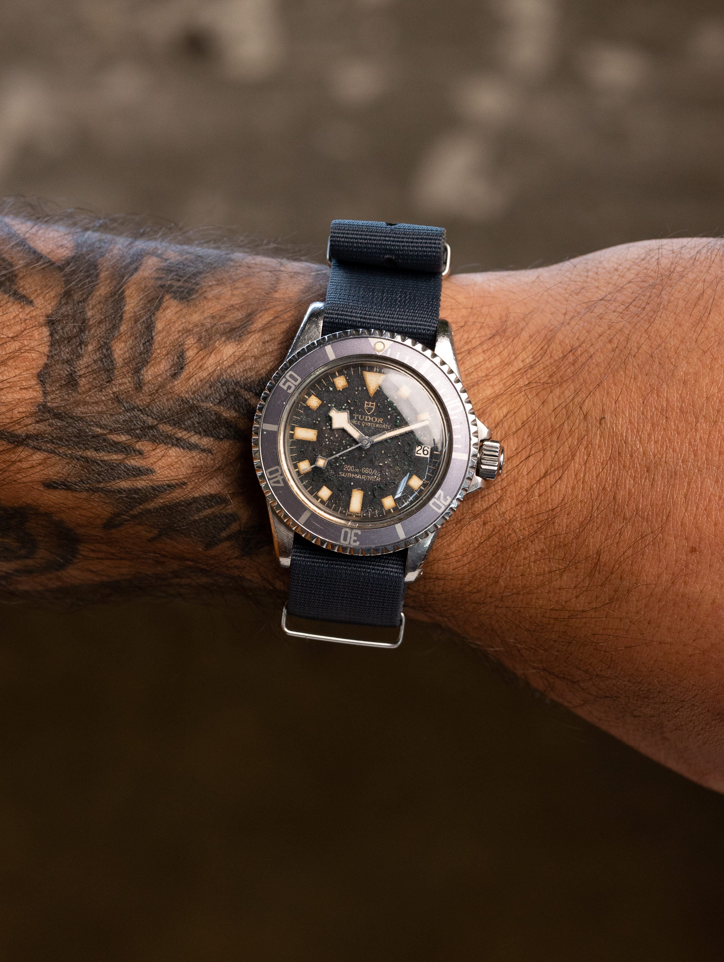 Tudor Submariner Ref. 9411/0 - Blue 'Snowflake' Patina Dial